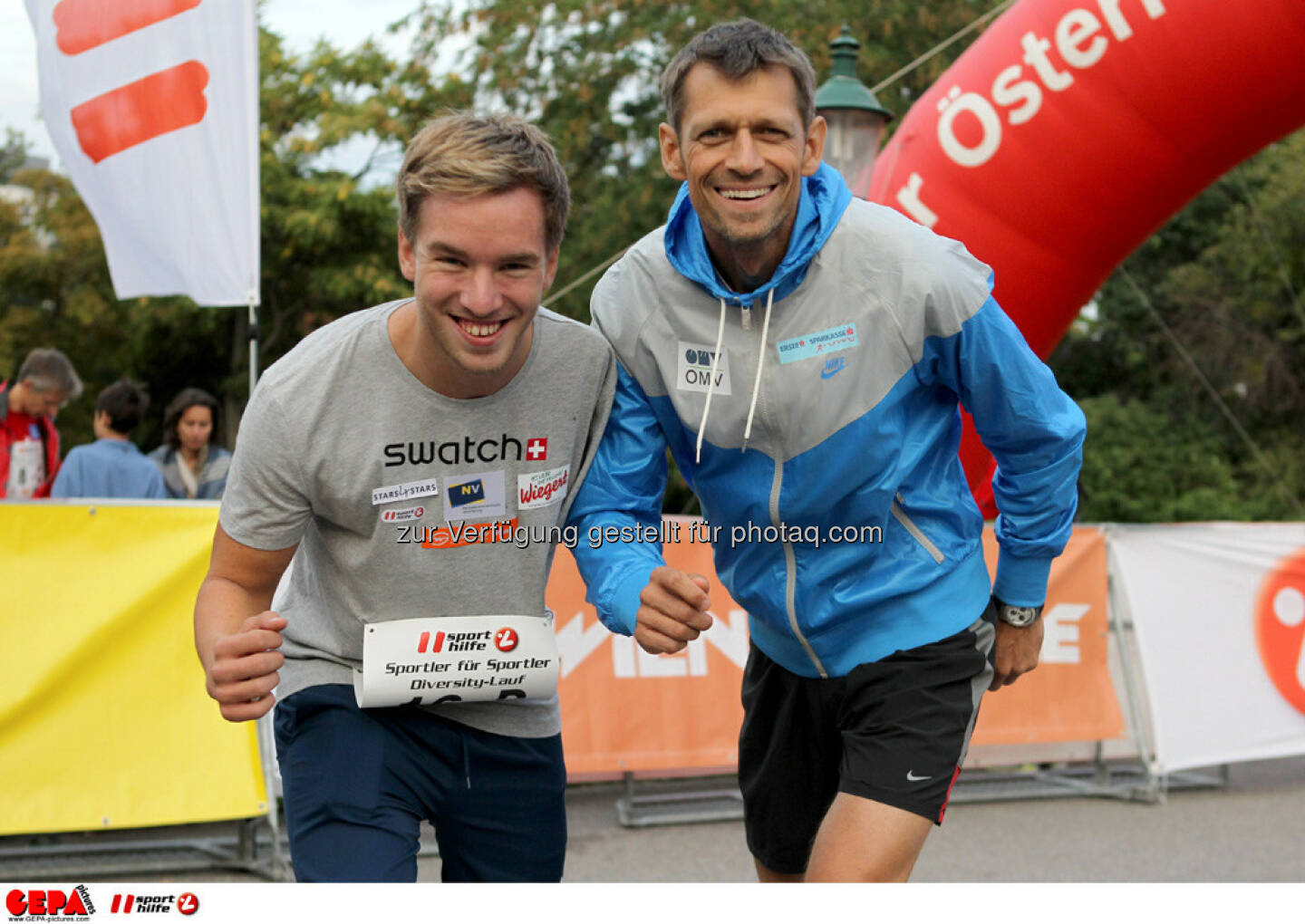 Andreas Oena (AUT) und Michael Buchleitner (Erste Bank). (Foto: GEPA pictures/ Philipp Brem)