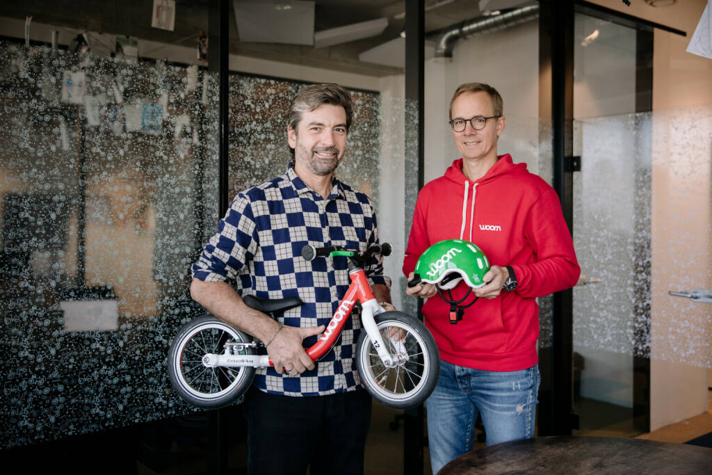 Vom Start-up zum Scale-up in nur einer Dekade: woom feiert 10-jähriges Firmenbestehen; woom Gründerteam Christian Bezdeka, Marcus Ihlenfeld, Credit: woom, © Aussender (10.03.2023) 