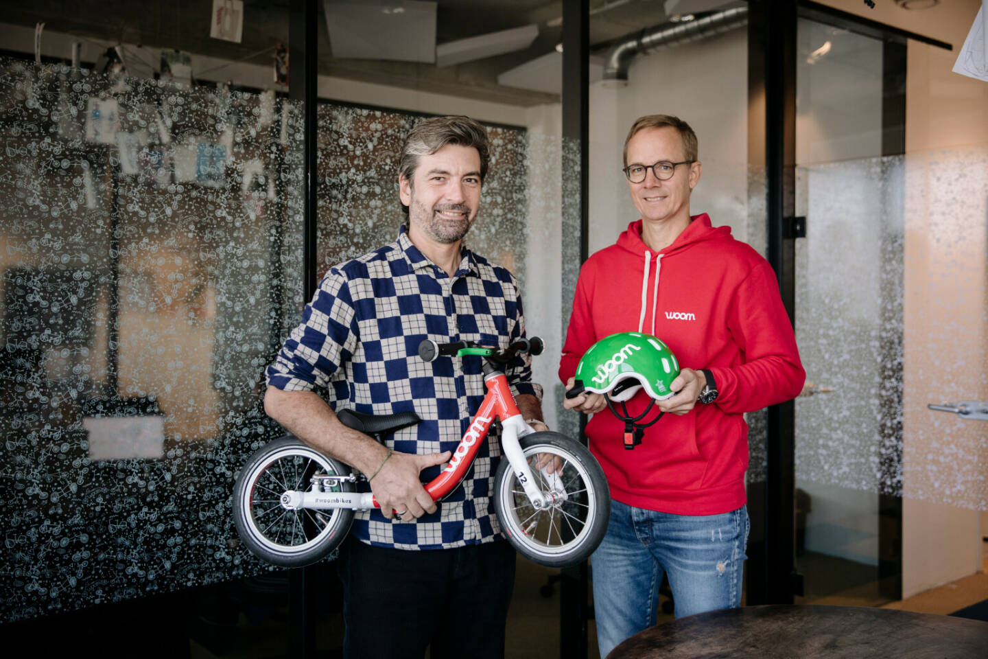 Vom Start-up zum Scale-up in nur einer Dekade: woom feiert 10-jähriges Firmenbestehen; woom Gründerteam Christian Bezdeka, Marcus Ihlenfeld, Credit: woom