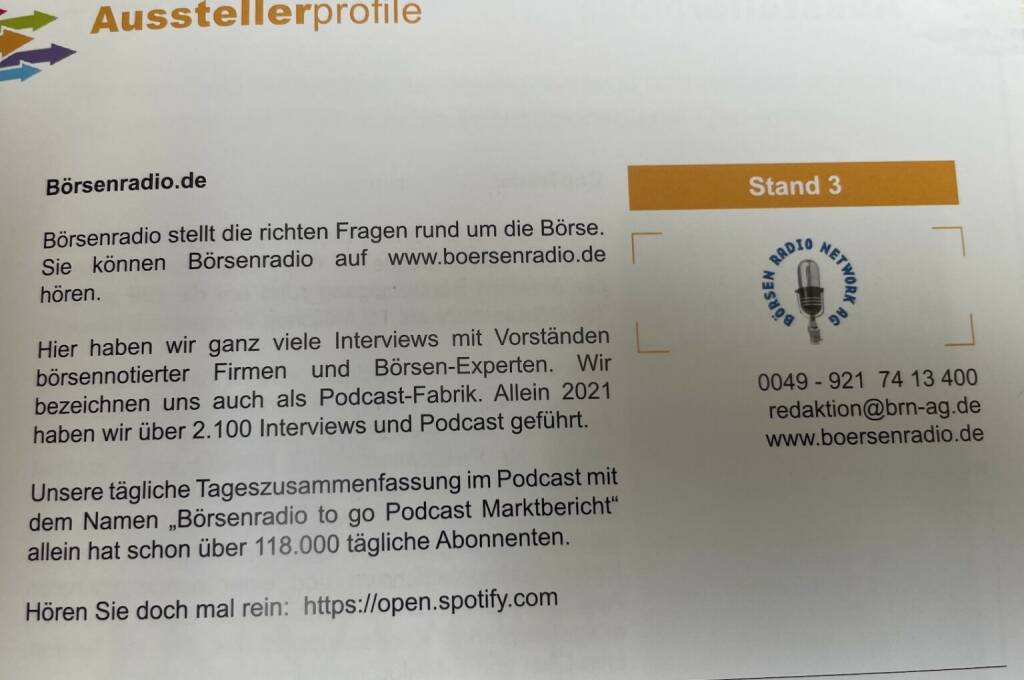 118.000 Abonnenten der täglichen Marktberichte in Deutschland (16.04.2023) 