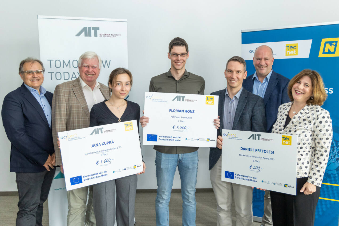 AIT Austrian Institute of Technology GmbH: AIT-Forscher Florian Honz gewinnt den tecnet/accent Innovation Award 2023, Fotocredit:AIT