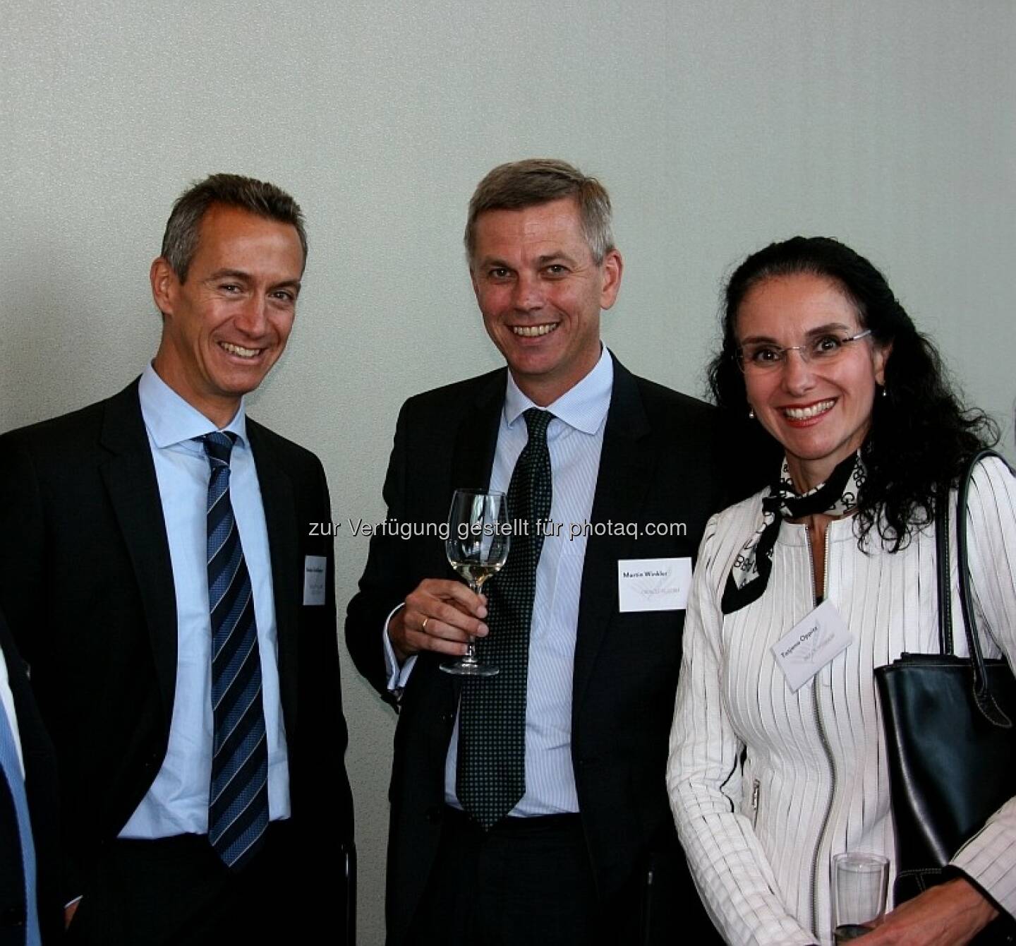 Norbert Schöfberger (HP Austria), Martin Winkler (Oracle Austria), Tatjana Oppitz (IBM Österreich)