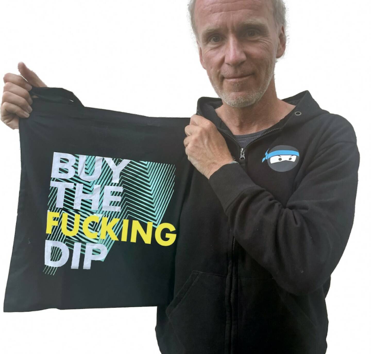 BTFD Buy the Fucking Dip (basierend auf einem Scalable Sackerl