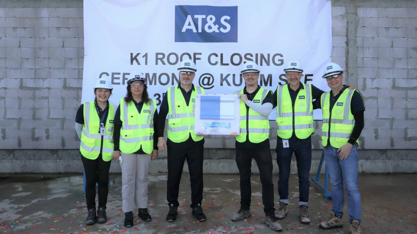 AT&S Kulim, Roof Closing, Credit: AT&S