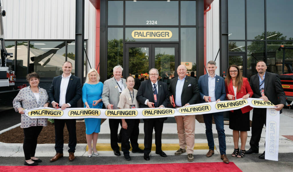 Palfinger, Eröffnung der neuen Nordamerika-Zentrale in Schaumburg, Illinois. Credit: Palfinger, © Aussender (12.06.2023) 