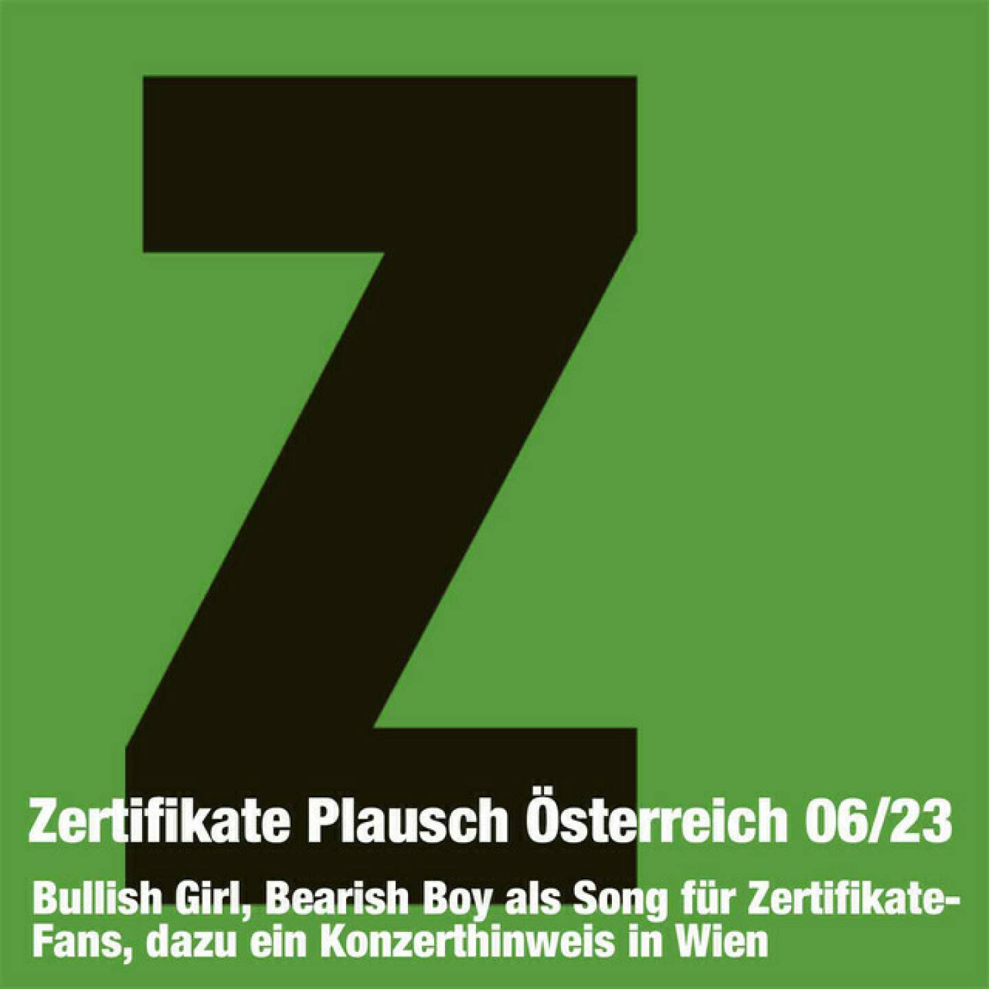 https://open.spotify.com/episode/3nyLxACiiodXlfg9wk4UCu
Zertifikate Plausch Österreich 06/23: Bullish Girl, Bearish Boy als Song für Zertifikate-Fans, dazu ein Konzerthinweis in Wien - <p>In Kooperation mit dem Zertifikate Forum Austria (ZFA) und presented by Raiffeisen Zertifikate, Erste Group, BNP Paribas und dad.at gibt es seit Oktober 2022 monatliche Plausch-Ausgaben zum Zertifikate-Markt in Österreich. Die Juni-Folge ist eine Sonderfolge, da ich gemeinsam mit der Komponistin Felice den Jingle neu interpretiert habe. Warum ich hier mit Felice zusammenarbeite, habe ich in diesem Podcast schon öfter gesagt, wiederhole es aber gerne immer wieder: Einerseits ist sie eine grossartige Sängerin, andererseits die Tochter der früheren ZFA-Verantwortlichen Brigitte Dudli und noch dazu gibt sie am 6. Juli ein Konzert im Lokal Frau Mayer am Rudolfsplatz 12 in der Inneren Stadt in Wien. Wem die Adresse bekannt vorkommt: Richtig, das Lokal hiess früher &#34;Das Heinz&#34; und Heinz wiederum ist Heinz Karasek, der 1. Vorstand im Zertifikate Forum Austria war und wir haben dort früher oft Branchenfeste gefeiert. Am 6.Juli werden wir uns ebenfalls treffen und darüber rede ich in dieser Folge mit Felice. Und den Song gibt es natürlich extra zu hören. <br/><br/>&#34;Bullish Girl, Bearish Boy <br/><br/>(Music/Lyrics by Felice/CD - Hören: <a href=https://audio-cd.at/page/podcast/4429 target=_blank>https://audio-cd.at/page/podcast/4429</a> )<br/><br/>Structures are<br/><br/>my Best Friends<br/><br/>Customized <br/><br/>from Start to End<br/><br/>Market linked <br/><br/>Instruments<br/><br/>Zero Bonds <br/><br/>pimped with Options then<br/><br/>ZFA, wow I want you<br/><br/>Certificates are my Tool<br/><br/>Bonus, Express<br/><br/>Cash or Share is also cool<br/><br/>Turbos, Warrants, Baby<br/><br/>Participating Notes<br/><br/>are my Investment Lady<br/><br/>with Yield Enhancement Codes<br/><br/>Am I a bullish girl?<br/><br/>am I a bearish boy?<br/><br/>It does´nt matter at all<br/><br/>Structures you are my toy&#34;<br/><br/>Bilder zur Aufnahme samt Flyer Konzert bei Frau Mayer: <a href=https://www.photaq.com/page/index/4099 target=_blank>https://www.photaq.com/page/index/4099</a><br/><br/><a href=https://fraumayer.at/ target=_blank>https://fraumayer.at/</a><br/><br/>Mehr zu Felice: <a href=https://www.felicedehouwer.com target=_blank>https://www.felicedehouwer.com</a><br/><br/>Der Jingle in der Single-Version: <a href=https://audio-cd.at/page/podcast/3847 target=_blank>https://audio-cd.at/page/podcast/3847</a> <br/><br/>Alle Zertifikate-Podcasts: <a href=https://audio-cd.at/zertifikate target=_blank>https://audio-cd.at/zertifikate</a><br/><br/>ZFA-Newsletter und Infos: <a href=http://www.zertifikateforum.at target=_blank>http://www.zertifikateforum.at</a> <br/><br/>Sonderfolge zum ZFA-Award: <a href=https://audio-cd.at/page/playlist/2534 target=_blank>https://audio-cd.at/page/playlist/2534</a><br/><br/>16 Seiten Fachheft Zertifikate: <a href=https://boerse-social.com/pdf/fachheft56 target=_blank>https://boerse-social.com/pdf/fachheft56</a><br/><br/>Risikohinweis: Die hier veröffentlichten Gedanken sind weder als Empfehlung noch als ein Angebot oder eine Aufforderung zum An- oder Verkauf von Finanzinstrumenten zu verstehen und sollen auch nicht so verstanden werden. Sie stellen lediglich die persönliche Meinung der Podcastmacher dar. Der Handel mit Finanzprodukt en unterliegt einem Risiko. Sie können Ihr eingesetztes Kapital verlieren. Und: Bewertungen bei Apple (oder auch Spotify) machen mir Freude: <a href=https://podcasts.apple.com/at/podcast/audio-cd-at-indie-podcasts-wiener-boerse-sport-musik-und-mehr/id1484919130 target=_blank>https://podcasts.apple.com/at/podcast/audio-cd-at-indie-podcasts-wiener-boerse-sport-musik-und-mehr/id1484919130</a> .</p>