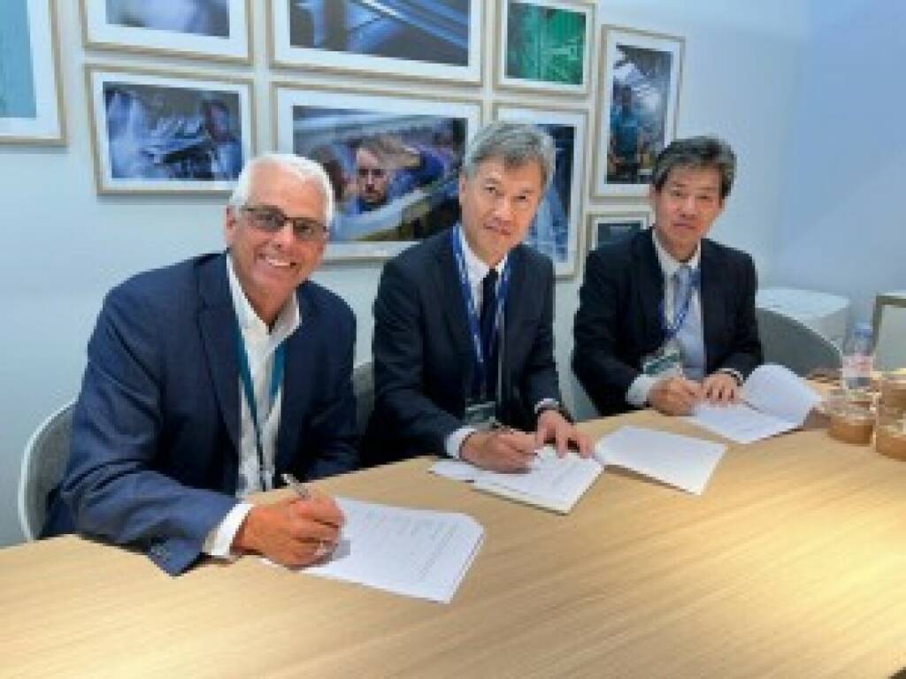 Montana Aerospace AG: Montana Aerospace unterzeichnete mehrjährigen Liefervertrag mit Kawasaki Heavy Industries und Fuji Industries Foto: Montana Aerospace, © Aussendung (01.08.2023) 