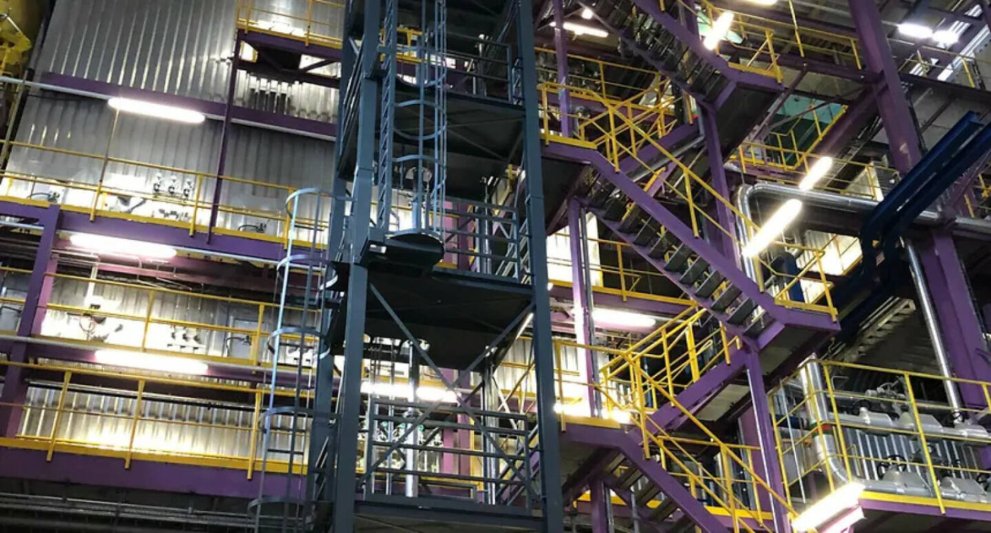 ANDRITZ carbon capture plant at voestalpine’ steel mill in Linz © ANDRITZ