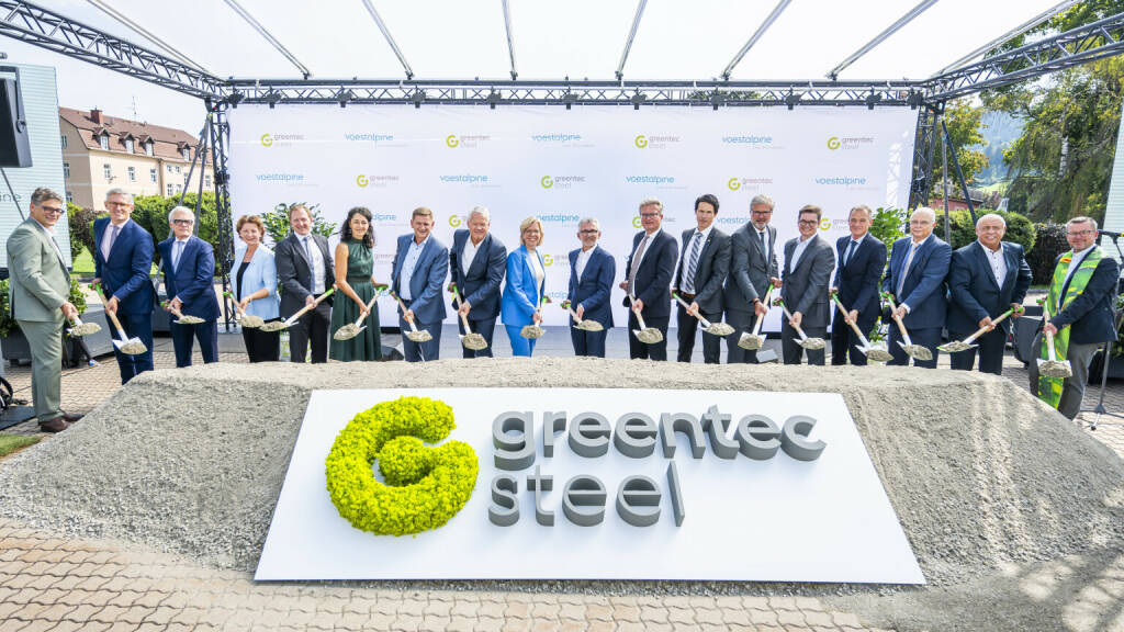 voestalpine greentec steel: Spatenstich in Donawitz für Österreichs größtes Klimaschutzprogramm; Foto: voestalpine, © Aussender (13.09.2023) 