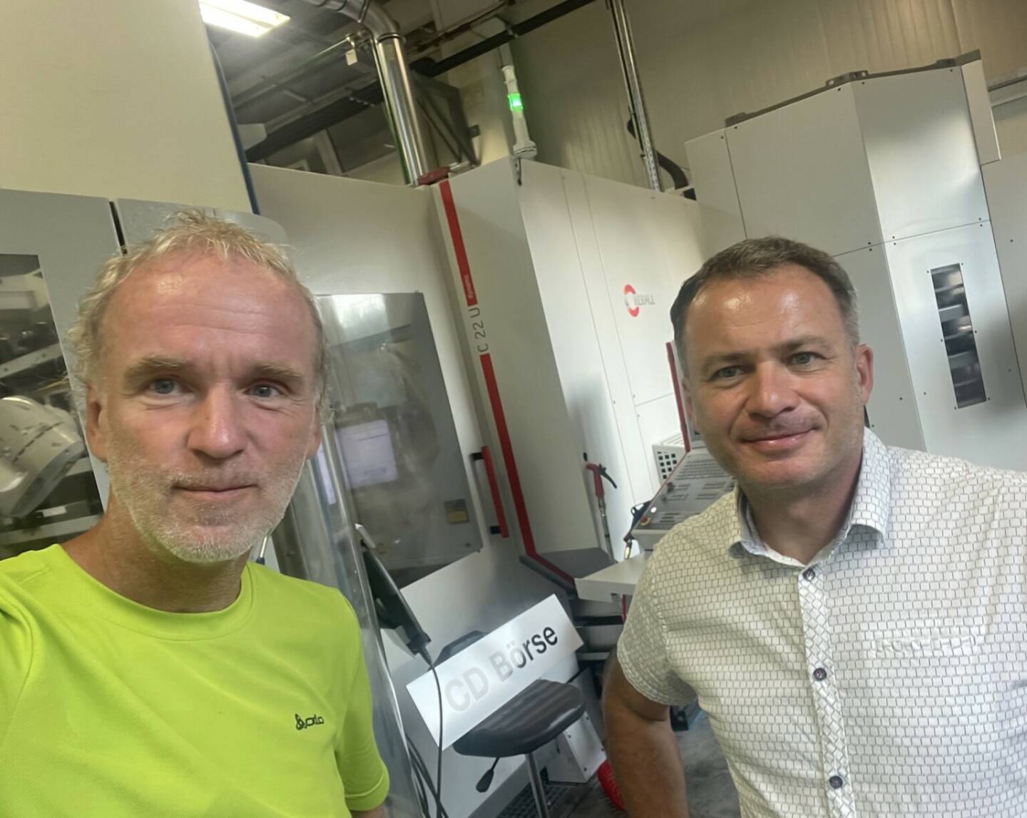 Mit Reinhard Thor bei RWT