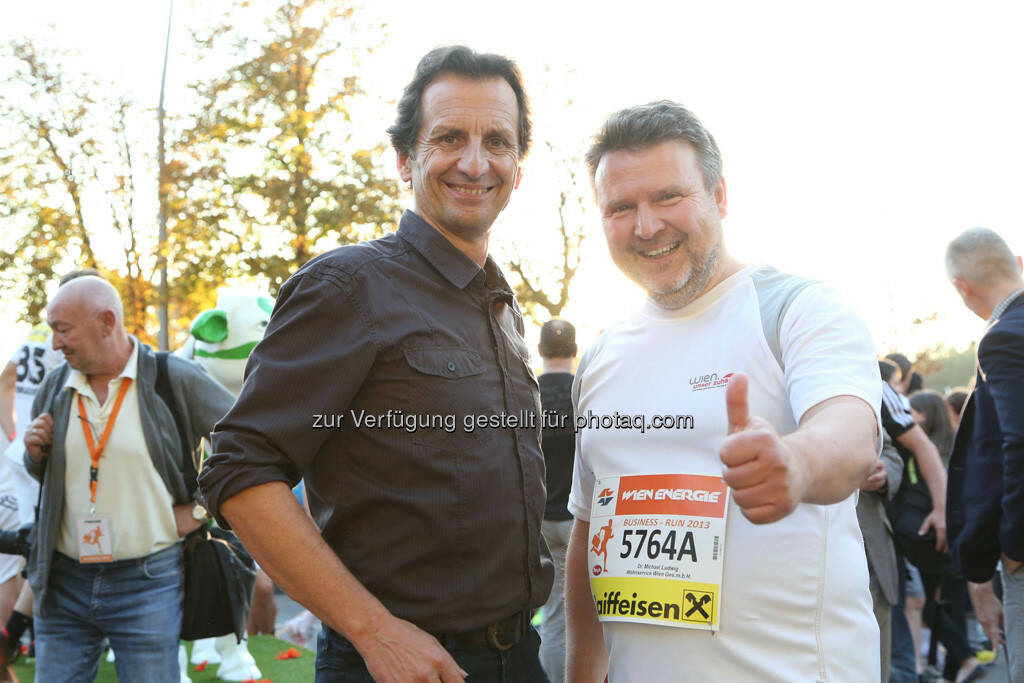 Christian Oxonitsch (Sportstadtrat), Michael Ludwig (Wohnbaustadtrat), © Wien Energie (05.09.2013) 