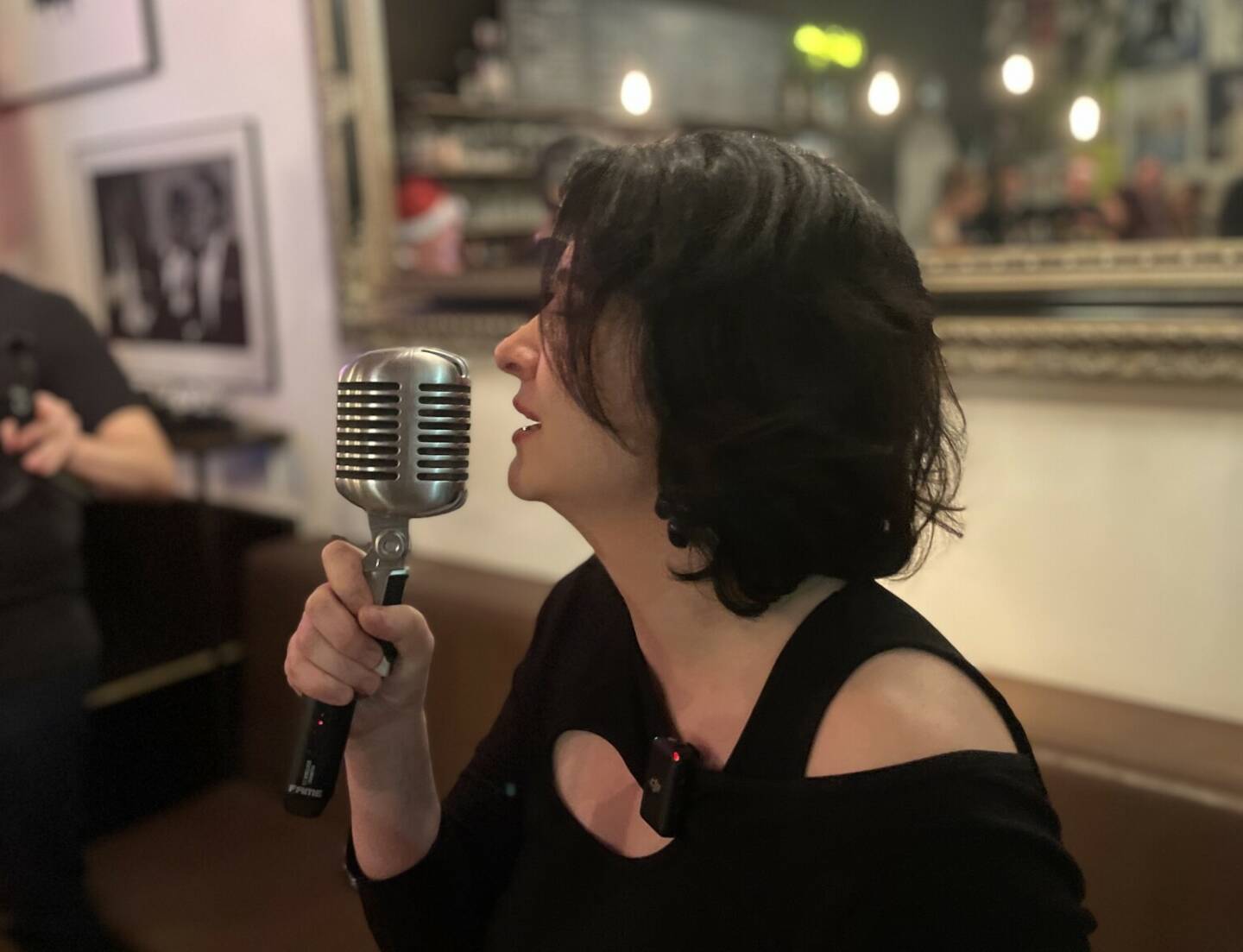 Diana Klein Mikrofon Singen Ansage