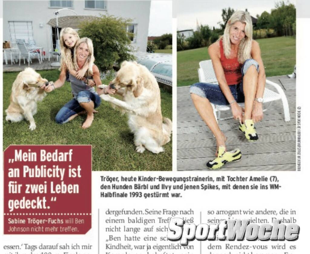 NÖ-Kalender der SportWoche, Tag 9: Sabine Tröger war 1989 NÖ-Sportlerin des Jahres. Von 1989 bis 1993 wurde die Sprinterin je sechsmal Österreichische Meisterin über 100 und 200 Meter, 1991 und 1992 darüber hinaus über 400 Meter. In der Halle holte sie zehnmal den nationalen Titel über 60 Meter (1986–1995) und sechsmal den über 200 Meter (1989–1993, 1995). (09.12.2023)