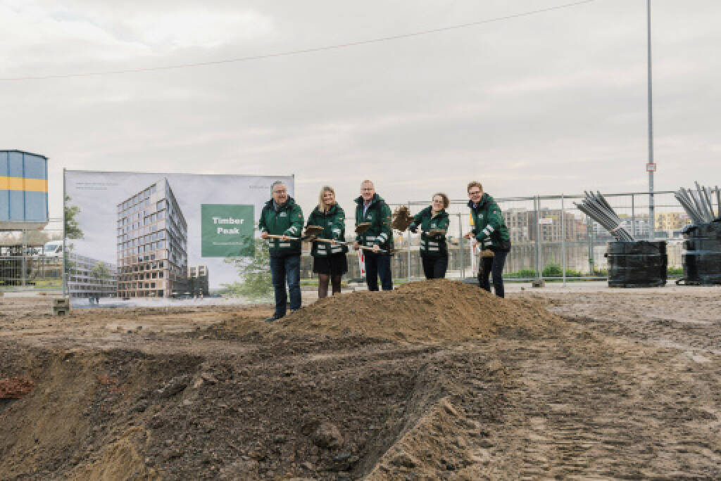 UBM - Baubeginn für Holzhybrid Büro in Mainz - Credit: Sven Hasselbach Fotografie (12.12.2023) 