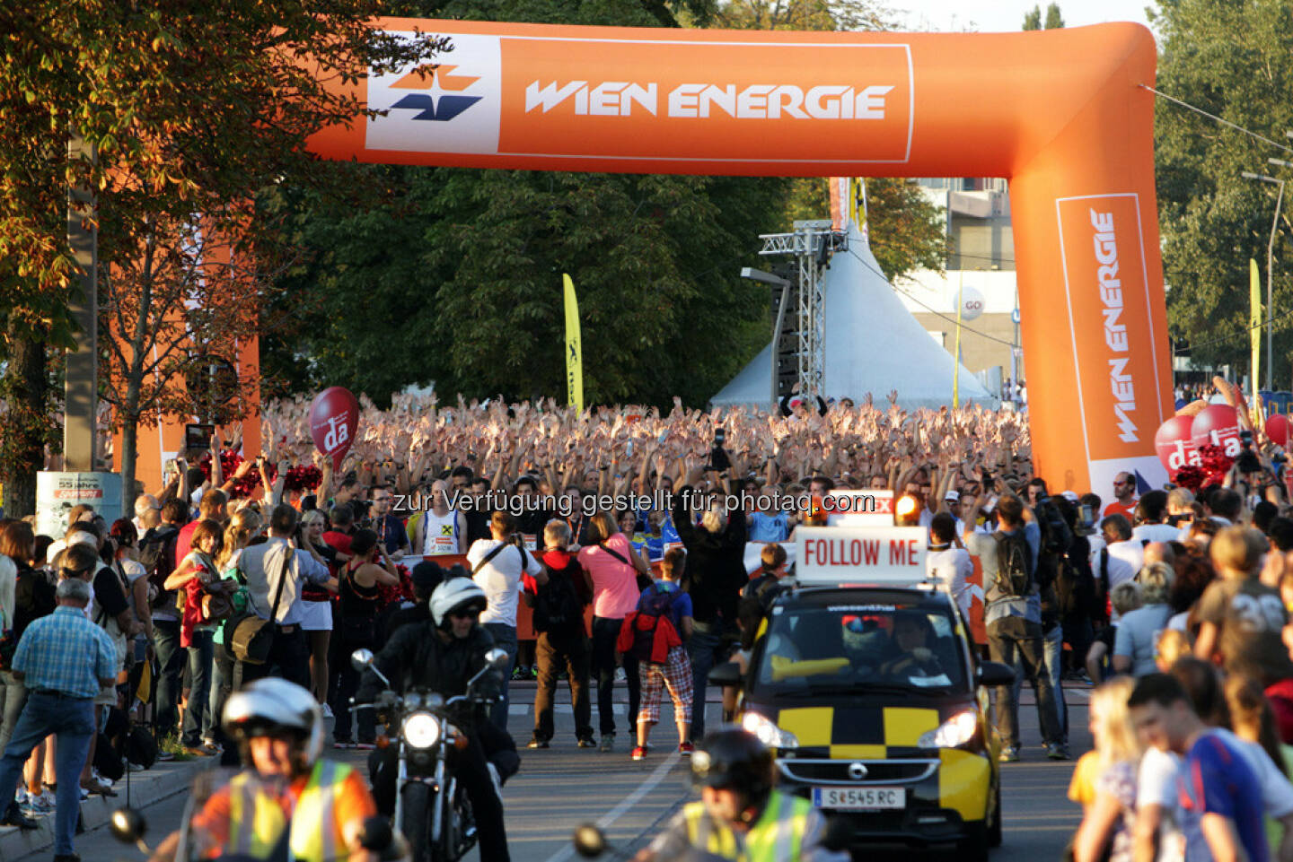 Wien Energie Business Run, vor dem Start