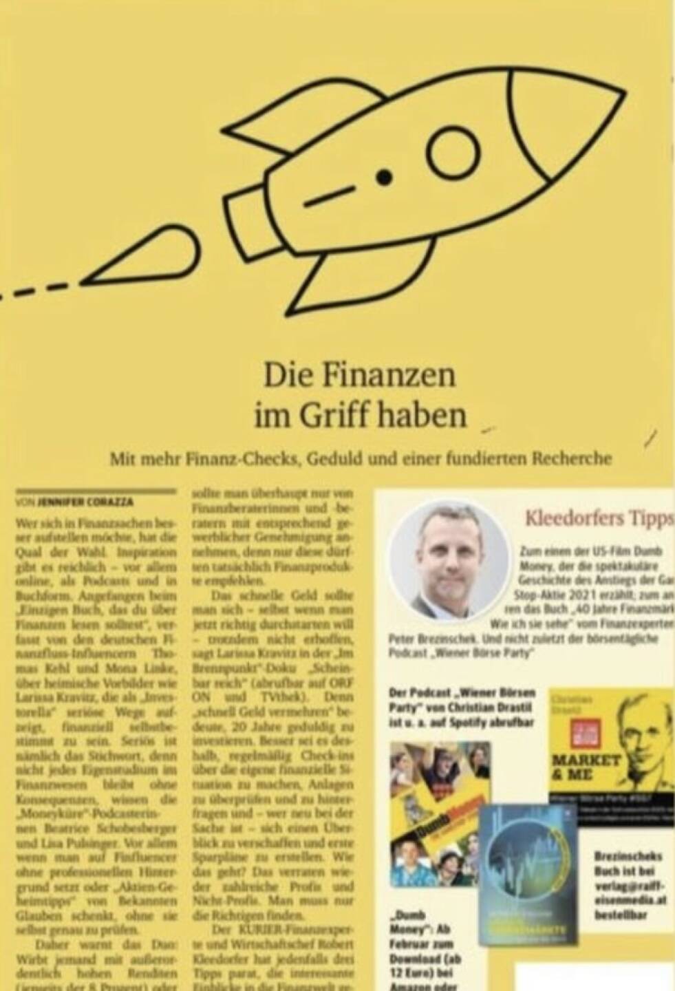 Nette Empfehlung im Kurier