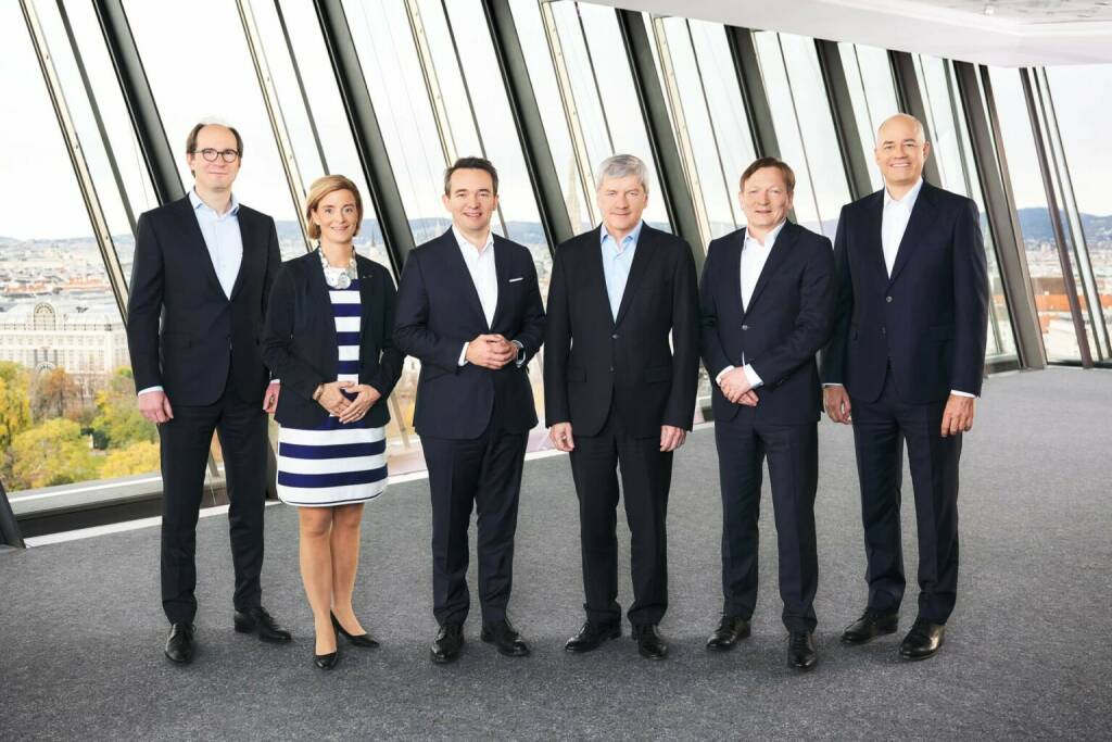 RBI-Vorstandsteam: Andrii Stepanenko, Valerie Brunner, Johann Strobl, Łukasz Januszewski, Hannes Mösenbacher, Andreas Gschwenter; Bildnachweis: Gerry Mayer-Rohrmoser, © Aussender (31.01.2024) 