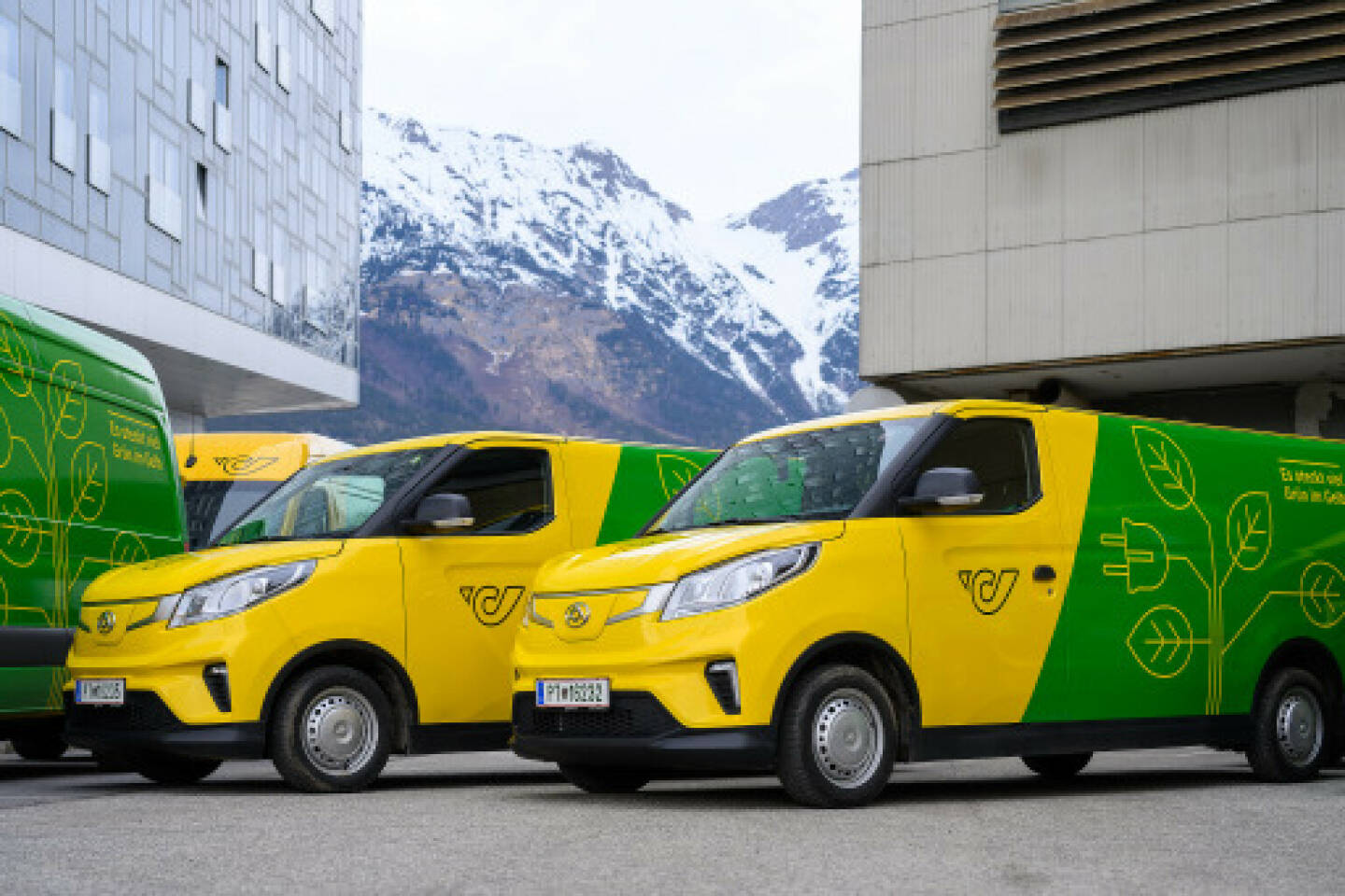 Mit 145 E-Fahrzeugen ist die Post nun emissionsfrei in Innsbruck unterwegs, Credit: Österreichische Post