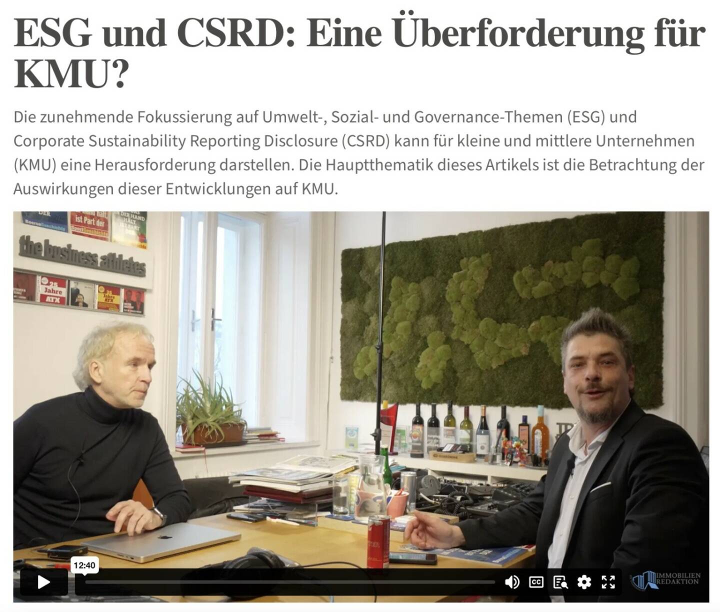 Von Gerhard Popp ver-vlog-ed für https://immobilien-redaktion.com/kategorie/office-talk/artikel/esg-und-csrd-eine-ueberforderung-fuer-kmu 
