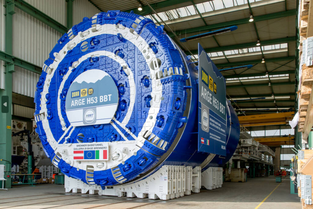 Porr: Tunnelbohrmaschine „Wilma“ ist bereit für den Brenner Basistunnel © Herrenknecht, © Aussender (08.03.2024) 