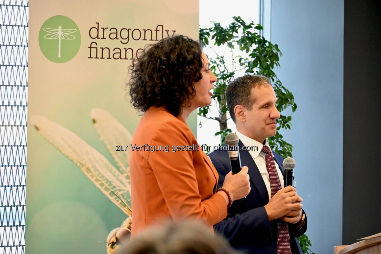 Sustainable Finance Konferenz 2024: Susanne Lederer-Pabst, Dragonfly Finance, Gabriel Thoumi, Responsible Alpha