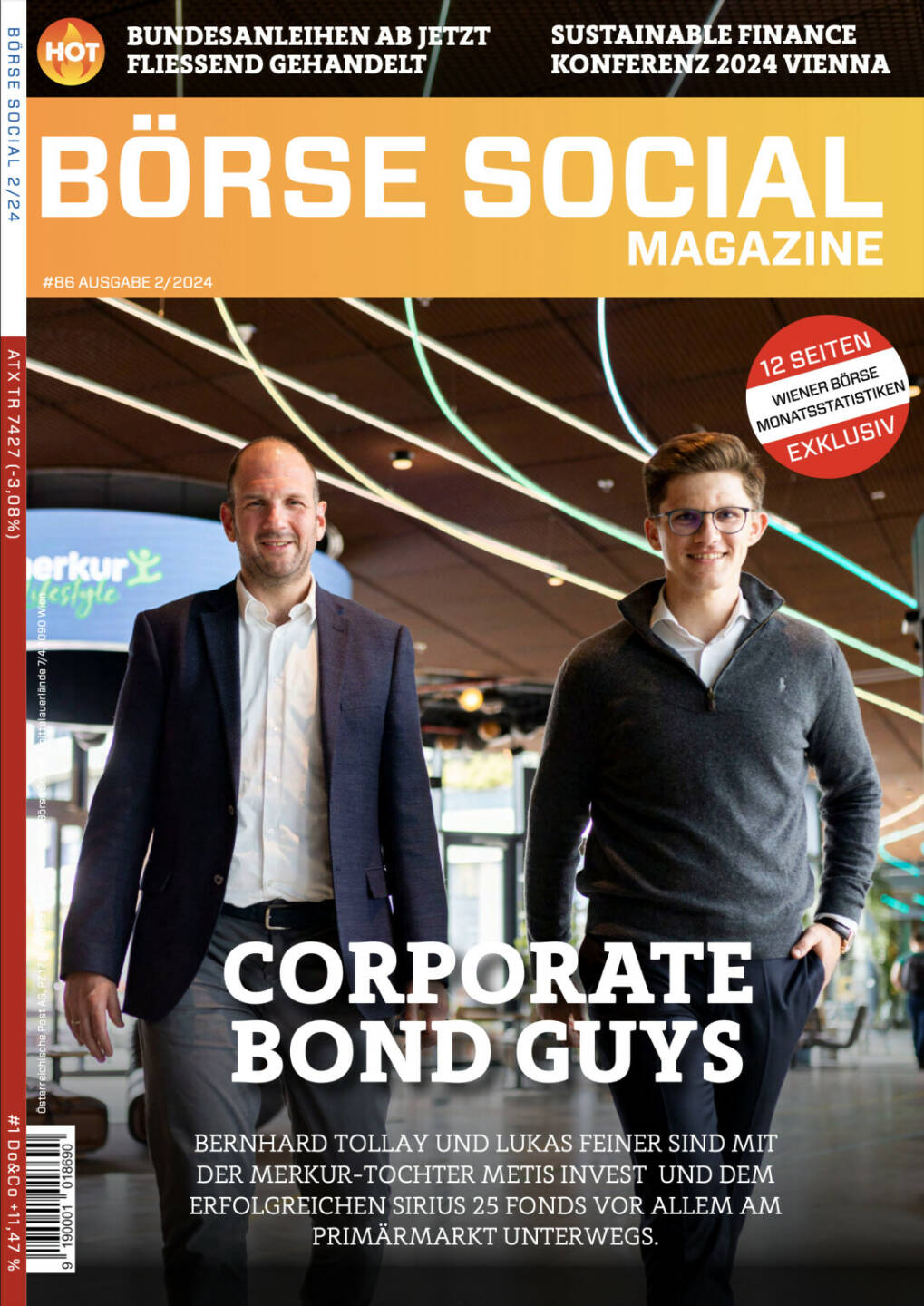BSM #86 - Corporate Bond Guys - Bernhard Tollay und Lukas Feiner sind mit der Merkur-Tochter Metis Invest und dem erfolgreichen Sirius 25 Fonds vor allem am Primärmarkt unterwegs.