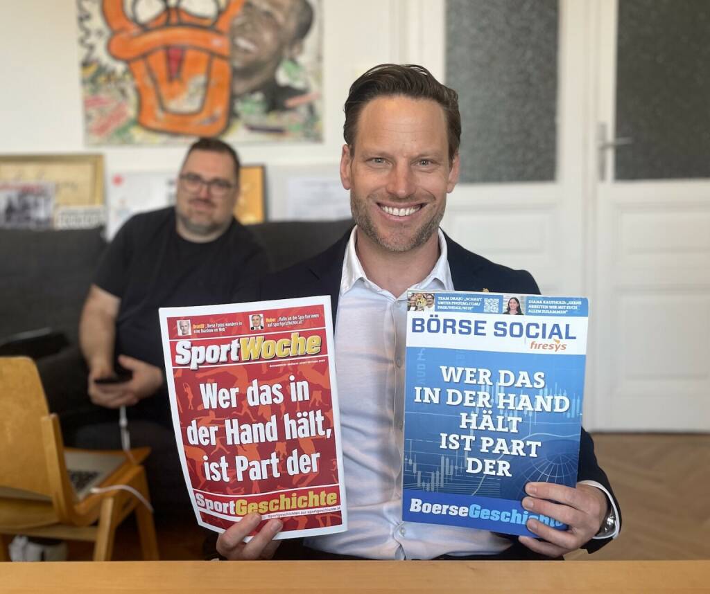 Johannes Pracher , Sparkasse OÖ , #glaubandich Podcast (im Hintergrund Frank Haas) (04.04.2024) 