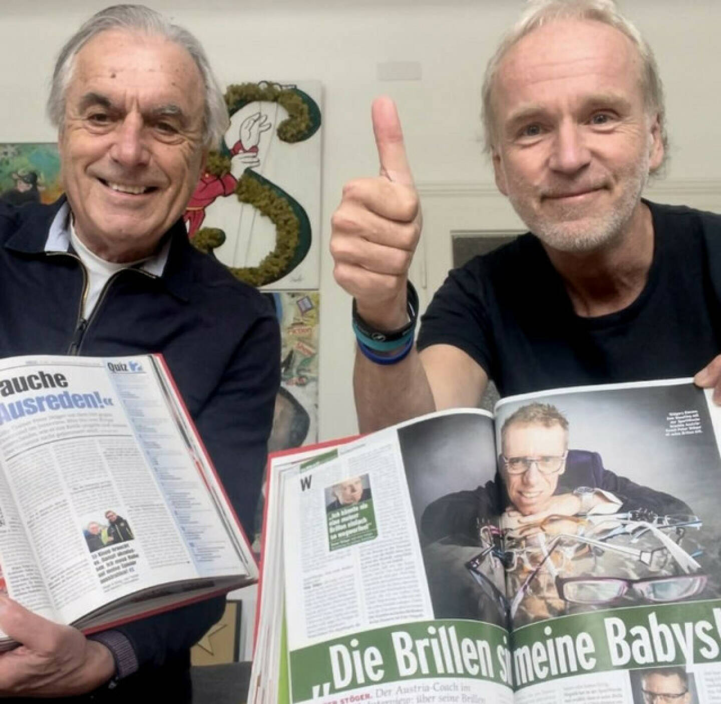 https://open.spotify.com/episode/5F7EnEtP0mhSYJphZh8D84
SportWoche Podcast #104: Peter Stöger hat Geburtstag, Hans Huber und Christian Drastil gratulieren mit Facts - <p>In Folge #104 wird erstmals nach zwei Jahren der bisher fixe Samstags-Sendetermin aufgebrochen, denn am 11.4. startet sportgeschichte.at als Neuinterpretation mit Partner creAgency im Web und auf Social Media. Und Tageshighlight am 11.4. ist der Geburtstag von Peter Stöger, ich habe mir  Hans Huber ins Studio geholt und gemeinsam haben wir Peter gratuliert. Reinhören, wir haben Facts und Anekdoten und im Teaser-Bild zwei Original-Seiten aus der SportWoche.<br/><br/><a href=http://www.sportgeschichte.at target=_blank>http://www.sportgeschichte.at</a><br/><br/> <br/><br/>http;//www.creagency.at<br/><br/>Die SportWoche Podcasts sind presented by Instahelp: Psychologische Beratung online, ohne Wartezeit, vertraulich &amp; anonym. Nimm dir Zeit für dich unter <a href=https://instahelp.me/de/ target=_blank>https://instahelp.me/de/</a> .<br/><br/>About: Die Marke, Patent, Rechte und das Archiv der SportWoche wurden 2017 von Christian Drastil Comm. erworben, Mehr unter <a href=http://www.sportgeschichte.at target=_blank>http://www.sportgeschichte.at</a> . Der neue SportWoche Podcast ist eingebettet in „ Wiener Börse, Sport, Musik (und mehr)“ auf <a href=http://www.christian-drastil.com/podcast target=_blank>http://www.christian-drastil.com/podcast</a> und erscheint, wie es in Name SportWoche auch drinsteckt, wöchentlich. Bewertungen bei Apple machen mir Freude: <a href=https://podcasts.apple.com/at/podcast/audio-cd-at-indie-podcasts-wiener-boerse-sport-musik-und-mehr/id1484919130 target=_blank>https://podcasts.apple.com/at/podcast/audio-cd-at-indie-podcasts-wiener-boerse-sport-musik-und-mehr/id1484919130</a> .<br/><br/>Unter <a href=http://www.sportgeschichte.at/sportwochepodcast target=_blank>http://www.sportgeschichte.at/sportwochepodcast</a> sieht man alle Folgen, auch nach Hörer:innen-Anzahl gerankt.</p>