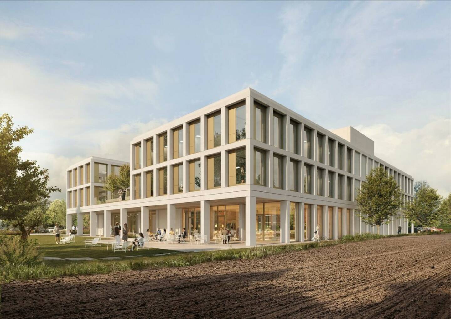 PORR errichtet Rohbau für neue PVS-Hauptverwaltung in Mülheim an der Ruhr © Architekt: Gabor Kovacs Architektur BDA, Visualisierung: Patricia Bagienski