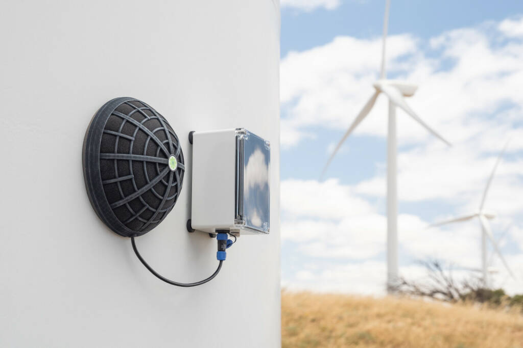 Verbund beteiligt sich an Startup eologix-ping, das Unternehmen entwickelt Sensorlösungen für Windkraftanlagen. Foto: eologix-ping, © Aussender (22.05.2024) 