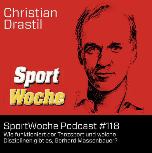 https://open.spotify.com/episode/6WjVOpF1CIyiphLFy5GdDA
SportWoche Podcast #118: Wie funktioniert der Tanzsport und welche Disziplinen gibt es, Gerhard Massenbauer? - <p>Gerhard Massenbauer ist Österreichs nachweisbar erfolgreichster Währungsexperte und zugleich mit seiner Partnerin auch passionierter Turniertänzer. Und so gehen wir Latein (Samba, ChaChaCha, Rumba, Paso Doble, Jive) und Standard (Langsamer Walzer, Tango, Wiener Walzer, Slowfox, Quickstep) durch, sprechen über Trainingsintensität, WettkampfrichterInnen, Faszination, Bekleidung und vieles mehr in einem tollen Sport, dem laut Gerhard leider ein bissl der Nachwuchs fehlt.<br>
<br>
<a href=https://www.tanzsportverband.at target=_blank>https://www.tanzsportverband.at</a><br>
Gerhard im Börsepeople-Podcast: <a href=https://audio-cd.at/page/podcast/6009 target=_blank>https://audio-cd.at/page/podcast/6009</a><br>
<a href=https://gerhardmassenbauer.com target=_blank>https://gerhardmassenbauer.com</a><br>
<br>
Die SportWoche Podcasts sind presented by Instahelp: Psychologische Beratung online, ohne Wartezeit, vertraulich & anonym. Nimm dir Zeit für dich unter <a href=https://instahelp.me/de/ target=_blank>https://instahelp.me/de/</a> .<br>
<br>
About: Die Marke, Patent, Rechte und das Archiv der SportWoche wurden 2017 von Christian Drastil Comm. erworben, Mehr unter <a href=http://www.sportgeschichte.at target=_blank>http://www.sportgeschichte.at</a> . Der neue SportWoche Podcast ist eingebettet in „ Wiener Börse, Sport, Musik (und mehr)“ auf <a href=http://www.christian-drastil.com/podcast target=_blank>http://www.christian-drastil.com/podcast</a> und erscheint, wie es in Name SportWoche auch drinsteckt, wöchentlich. Bewertungen bei Spotify oder Apple machen mir Freude: <a href=http://www.audio-cd.at/spotify target=_blank>http://www.audio-cd.at/spotify</a> , <a href=http://www.audio-cd.at/apple target=_blank>http://www.audio-cd.at/apple</a> .<br>
<br>
Unter <a href=http://www.sportgeschichte.at/sportwochepodcast target=_blank>http://www.sportgeschichte.at/sportwochepodcast</a> sieht man alle Folgen, auch nach Hörer:innen-Anzahl gerankt.</p> (20.07.2024) 