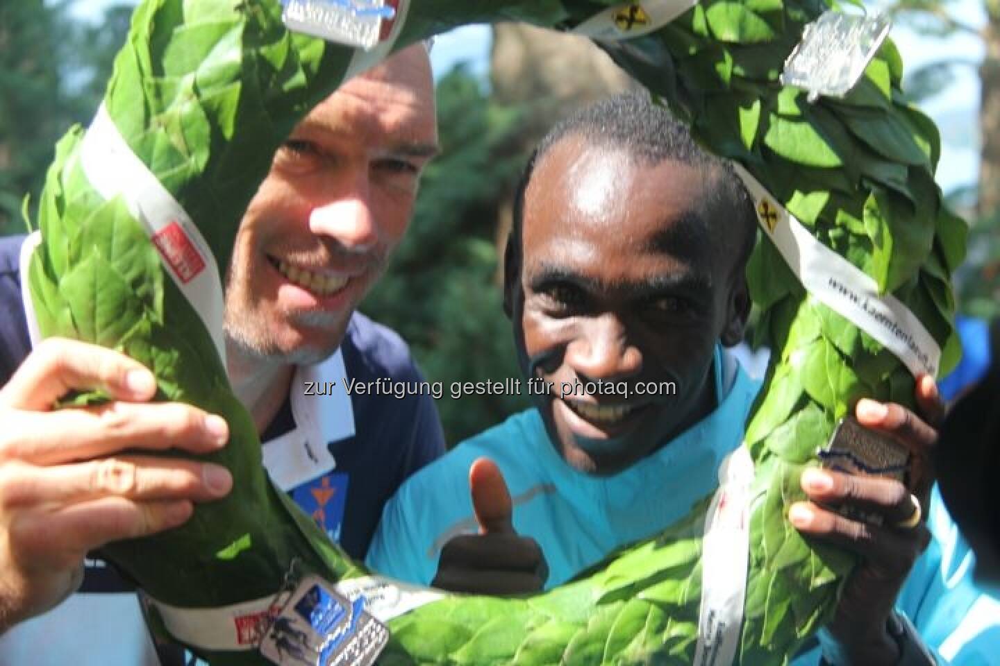 Kärnten läuft 2013, Sieger des Halbmarathons Eliud Kipchoge (KEN), weitere Bilder unter: http://www.maxfun.at/videos/bilder.php?aid=1352
