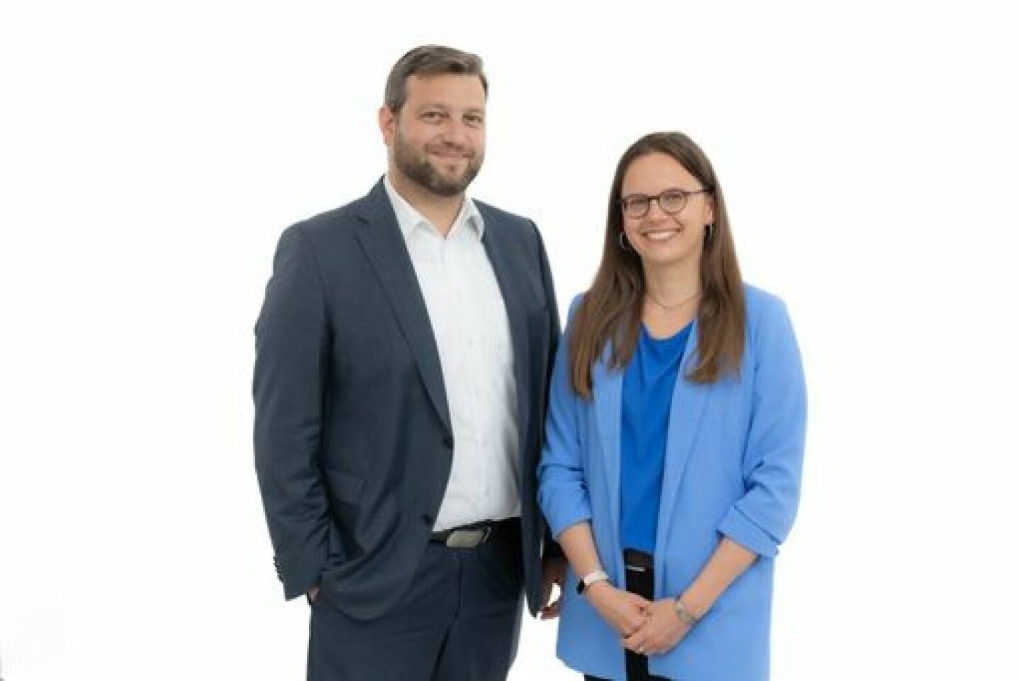 CSR-Team in der VBV: Markus Sumpich und Tiina Heinberg von der VBV-Gruppe. Foto: VBV/Tanzer