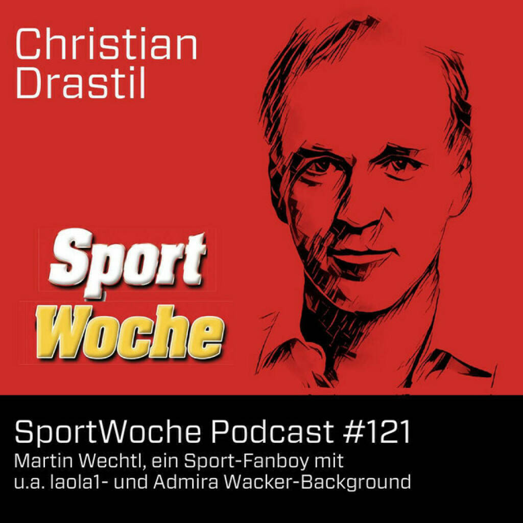 https://open.spotify.com/episode/2B2FYpmv2tyJvbQ4kpuTHU
SportWoche Podcast #121: Martin Wechtl, ein Fanboy mit u.a. laola1- und Admira Wacker-Background - <p>Martin Wechtl ist Sport-Fanboy wie ich, aber mit viel mehr praxisnaher Erfahrung (laola1, Admiral Wacker). Wir sprechen über sehr viel Fussball und ein bisschen Tennis, erinnern uns an die Heim-Euro 2008, blicken auf die Bundesliga- und 2. Liga-Saison 2024/25 aus. Auch die Südosttangente, Novak Djokovic und Olympia sind Themen.<br>
<br>
Die SportWoche Podcasts sind presented by Instahelp: Psychologische Beratung online, ohne Wartezeit, vertraulich & anonym. Nimm dir Zeit für dich unter <a href=https://instahelp.me/de/ target=_blank>https://instahelp.me/de/</a> .<br>
<br>
About: Die Marke, Patent, Rechte und das Archiv der SportWoche wurden 2017 von Christian Drastil Comm. erworben, Mehr unter <a href=http://www.sportgeschichte.at target=_blank>http://www.sportgeschichte.at</a> . Der neue SportWoche Podcast ist eingebettet in „ Wiener Börse, Sport, Musik (und mehr)“ auf <a href=http://www.christian-drastil.com/podcast target=_blank>http://www.christian-drastil.com/podcast</a> und erscheint, wie es in Name SportWoche auch drinsteckt, wöchentlich. Bewertungen bei Spotify oder Apple machen mir Freude: <a href=http://www.audio-cd.at/spotify target=_blank>http://www.audio-cd.at/spotify</a> , <a href=http://www.audio-cd.at/apple target=_blank>http://www.audio-cd.at/apple</a> .<br>
<br>
Unter <a href=http://www.sportgeschichte.at/sportwochepodcast target=_blank>http://www.sportgeschichte.at/sportwochepodcast</a> sieht man alle Folgen, auch nach Hörer:innen-Anzahl gerankt.</p> (10.08.2024) 