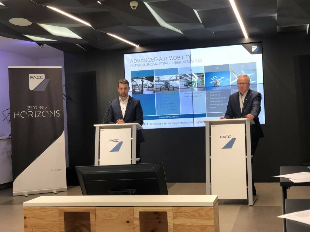 FACC-Halbjahrespressekonferenz, 14.8.2024, CFO Florian Heindl, CEO Robert Machtlinger (15.08.2024) 