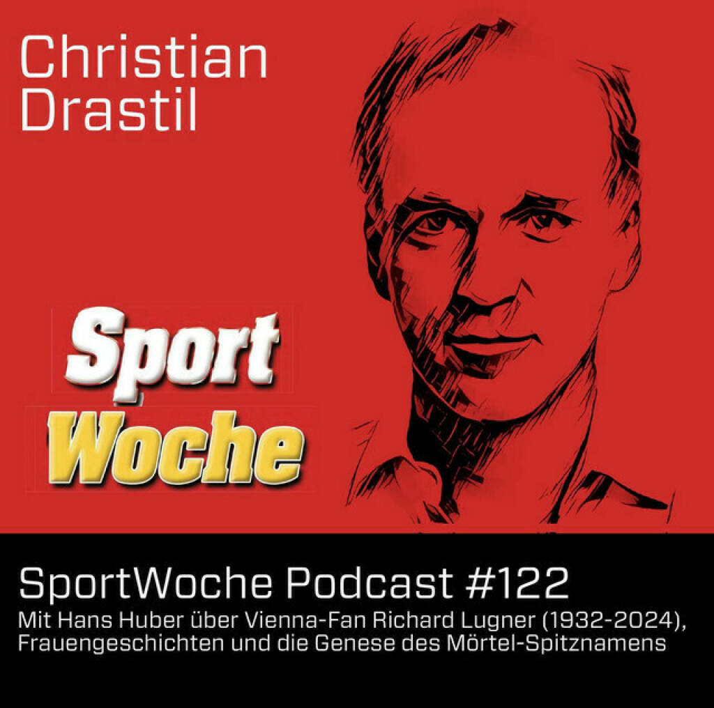 https://open.spotify.com/episode/6RSPnJeBwVl0aNGw4sykKJ
SportWoche Podcast #122: Hans Huber über Vienna-Fan Richard Lugner (1932-2024), Frauen und den Erfinder der Mörtel-Bezeichnung - <p>Hans Huber ist mein Nachbar, Ex-Sportchef des ORF und damit natürlich gerne gesehener und logischer Immer-Wieder-Gast in dieser Podcastreihe. Heute sprechen wir beide (wie alle Wiener in dieser Woche) über Richard Lugner, der 91jährig von uns gegangen ist. Im Grunde hat ja jeder etwas zu Richard Lugner, dem vielleicht letzten Wiener Original, zu sagen, so auch Hans und ich. Es geht um die Vienna, Buchpräsentationen, Privates zu Frauengeschichten, Wetten, die Erfindung der Mörtel-Bezeichnung und TV Media. Nächsten Samstag dann schon die nächste Folge mit Hans: Olympia in Paris.<br>
<br>
Weitere SportWoche-Podcasts mit Hans Huber: <a href=https://audio-cd.at/search/hans%20huber%20sportwoche target=_blank>https://audio-cd.at/search/hans%20huber%20sportwoche</a><br>
<br>
Die SportWoche Podcasts sind presented by Instahelp: Psychologische Beratung online, ohne Wartezeit, vertraulich & anonym. Nimm dir Zeit für dich unter <a href=https://instahelp.me/de/ target=_blank>https://instahelp.me/de/</a> .<br>
<br>
About: Die Marke, Patent, Rechte und das Archiv der SportWoche wurden 2017 von Christian Drastil Comm. erworben, Mehr unter <a href=http://www.sportgeschichte.at target=_blank>http://www.sportgeschichte.at</a> . Der neue SportWoche Podcast ist eingebettet in „ Wiener Börse, Sport, Musik (und mehr)“ auf <a href=http://www.christian-drastil.com/podcast target=_blank>http://www.christian-drastil.com/podcast</a> und erscheint, wie es in Name SportWoche auch drinsteckt, wöchentlich. Bewertungen bei Spotify oder Apple machen mir Freude: <a href=http://www.audio-cd.at/spotify target=_blank>http://www.audio-cd.at/spotify</a> , <a href=http://www.audio-cd.at/apple target=_blank>http://www.audio-cd.at/apple</a> .<br>
<br>
Unter <a href=http://www.sportgeschichte.at/sportwochepodcast target=_blank>http://www.sportgeschichte.at/sportwochepodcast</a> sieht man alle Folgen, auch nach Hörer:innen-Anzahl gerankt.</p> (17.08.2024) 