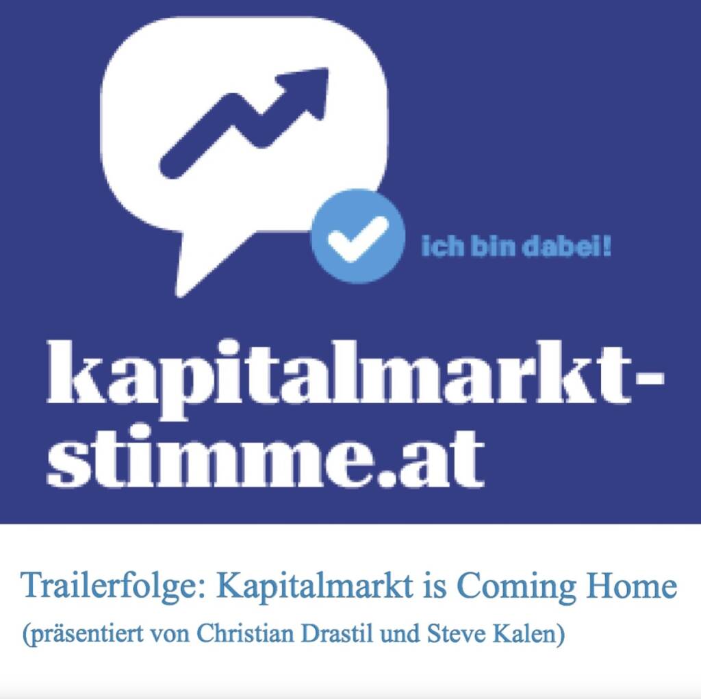 Zu hören unter https://www.audio-cd.at/kapitalmarkt-stimme (3 Min.) (22.09.2024) 