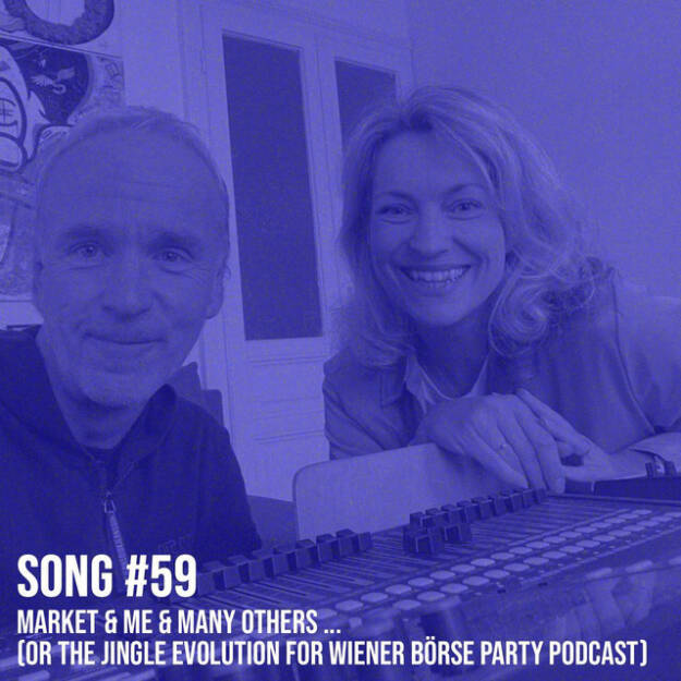 https://open.spotify.com/episode/2CtU2kgTananF5boOO2vtN
Song #59: Market & Me & Many Others ...  (or the Jingle Evolution for Wiener Börse Party Podcast) - <p>Mit 23.9. 2024 ist eine neue Market & Me Jingle-Version für die tägliche Wiener Börse Party (die gelben Icons auf <a href=http://www.audio-cd.at/spotify target=_blank>http://www.audio-cd.at/spotify)</a> im Einsatz, eingesungen in einem One-Take mit Zweitfrau-Frontfrau Diana Lueger, die eine zweite Stimme gesungen hat, ich hab sie aber zur Leadstimme gemischt. Davor verstärkte Ex-Börsenradio-Kollege Sebastian Leben den Jingle, wieder davor hiess es Team drajc, denn die ersten Folgen machte ich (dra) noch mit meinem Co. Josef Chladek (jc), danach wurde Market & Me daraus. Und einen Alternative Take gibt es noch als Team Rosinger samt Video auf YouTube. Call to Action: Ich mag an Music Mondays immer wieder neue Jingles bringen und auch diesen Jingle Evolution Podcast erweitern.. Drei Möglichkeiten: 1. Man fordert von mir die Karaoke-Version an und macht daheim was draus, 2. man kommt zu mir ins Studio und checkt vor Ort was, 3. (am besten) ... man bringt das Jingle Theme in ganz neuem Sound.<br>
<br>
Ach ja: Ein Sager von Börsechef Christoph Boschan mit Zeitgeist und Modethema galt als Inspiration ...<br>
Original Song in der Langversion: <a href=https://audio-cd.at/page/podcast/2734/ target=_blank>https://audio-cd.at/page/podcast/2734/</a><br>
Video Team Rosinger: <a href=https://www.youtube.com/watch?v=7RAuwTYLJQI target=_blank>https://www.youtube.com/watch?v=7RAuwTYLJQI</a><br>
<br>
- mehr Songs: <a href=https://www.audio-cd.at/songs target=_blank>https://www.audio-cd.at/songs</a><br>
- Playlist mit ein paar unserer Songs: <a href=https://open.spotify.com/playlist/63tRnVh3aIOlhrdUKvb4P target=_blank>https://open.spotify.com/playlist/63tRnVh3aIOlhrdUKvb4P</a><br>
Bewertungen bei Apple (oder auch Spotify) machen mir Freude: <a href=http://www.audio-cd.at/apple target=_blank>http://www.audio-cd.at/apple</a> <a href=http://www.audio-cd.at/spotify target=_blank>http://www.audio-cd.at/spotify</a></p> (23.09.2024) 