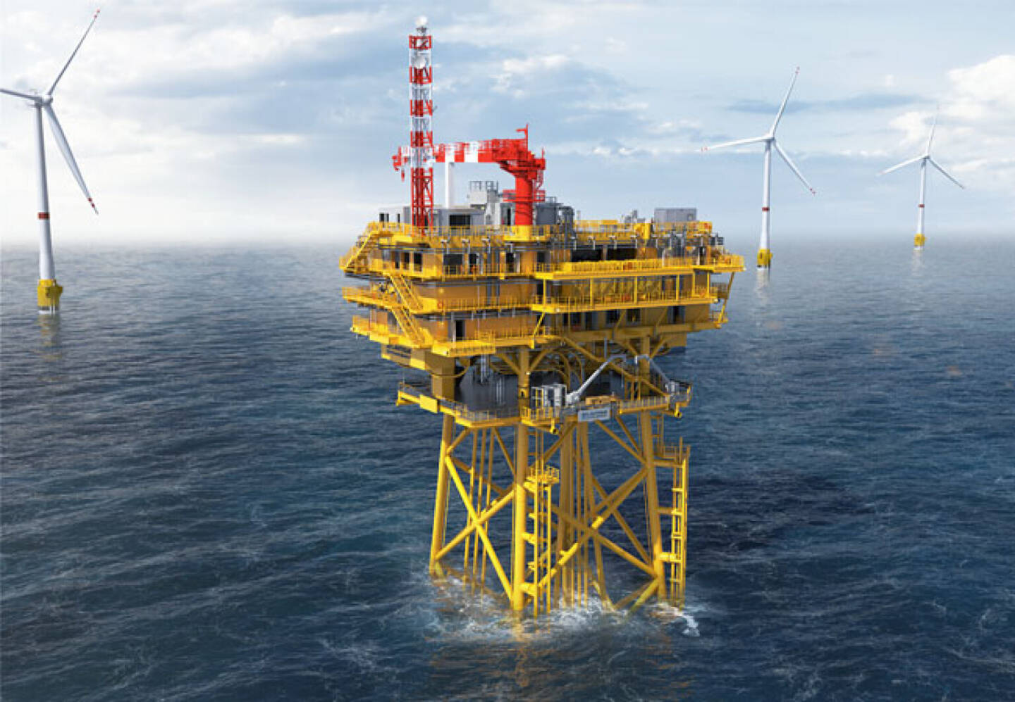 PALFINGER Marine rüstet Offshore-Windparks in der Nordsee aus, Fotocredit: PALFINGER