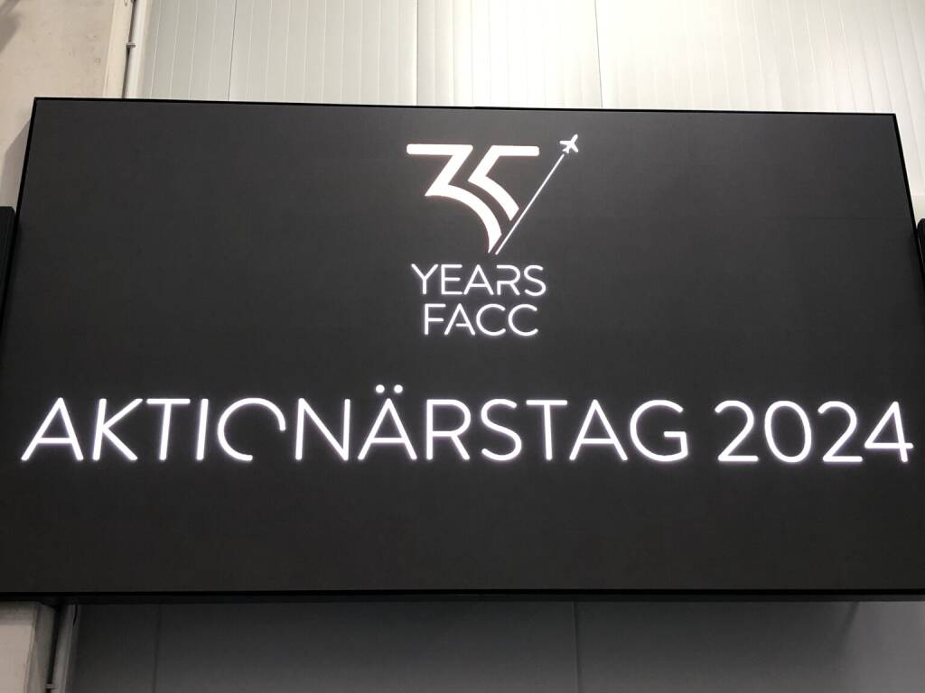 FACC Aktionärstag 2024 in der neuen FACC Academy, Foto: Börse Social (23.10.2024) 