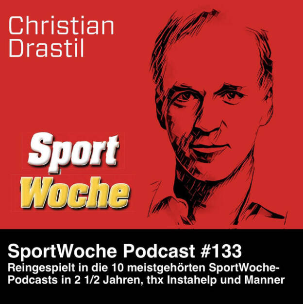 https://open.spotify.com/episode/546kUNxHTVJsgbLZmEhAbY
SportWoche Podcast #133: Reingespielt in die 10 meistgehörten SportWoche-Podcasts in 2 1/2 Jahren, thx Instahelp und Manner - <p>133 Folgen, 52:48 in Prozent für Männer, aber in den Top 10 der meistgehörten SportWoche-Podcasts sind 6 Frauen und nur 4 Männer. Hier das Ranking. Alle diese Folgen und die 123 weiteren sind unter <a href=http://audio-cd.at/sportwochepodcast target=_blank>http://audio-cd.at/sportwochepodcast</a> zu hören.<br>
<br>
1. S2/20: Carola Bendl-Tschiedel, die Bankerin, die über alle Distanzen schnell läuft und ein schönes Ziel hat (04.02.2023)<br>
2. S3/16: Dennis Zinner, der Ex-Wrestler, der jetzt Content Creator Champion ist (17.06.2023)<br>
3. S1/03: Plausch mit Christian Friedl, SV Essling (30.04.2022)<br>
4. S2/08: Thomas Schweda (ÖTV) über den steigenden Wert des Tennissports in Österreich (29.10.2022)<br>
5. S3/02: Sabine Pata und ihr MBA Business Administration & Sport für Top-Sportler:innen, Bad News am Ende (11.03.2023)<br>
6. S2/22: Raimund Haberl, 2-facher Ruderweltmeister und x-facher Weltrekordler am Ergometer (18.02.2023)<br>
7. S4/14: Sandra Schelivsky, Bodybuilding-Champ und -Wertungsrichterin, aber in erster Linie Coach (11.11.2023)<br>
8. S2/16: Kathy Michelitsch und voller Einsatz für sportliche Kinder (07.01.2023)<br>
9. S2/15: Constanze Weiss u.a. über die Anchorwoman-Rolle bei Sky, Felix Gottwald, Alfred Tatar und Vater Erich Weiss (17.12.2022)<br>
10. S2/09: Maria Hinnerth, Praxis-Chefin mit Lauf-Medaille und Lisa Vienna Background (05.11.2022)<br>
<br>
Die SportWoche Podcasts sind presented by Instahelp: Psychologische Beratung online, ohne Wartezeit, vertraulich & anonym. Nimm dir Zeit für dich unter <a href=https://instahelp.me/de/ target=_blank>https://instahelp.me/de/</a> .<br>
<br>
About: Die Marke, Patent, Rechte und das Archiv der SportWoche wurden 2017 von Christian Drastil Comm. erworben, Mehr unter <a href=http://www.sportgeschichte.at target=_blank>http://www.sportgeschichte.at</a> . Der neue SportWoche Podcast ist eingebettet in „ Wiener Börse, Sport, Musik (und mehr)“ auf <a href=http://www.christian-drastil.com/podcast target=_blank>http://www.christian-drastil.com/podcast</a> und erscheint, wie es in Name SportWoche auch drinsteckt, wöchentlich. Bewertungen bei Spotify oder Apple machen mir Freude: <a href=http://www.audio-cd.at/spotify target=_blank>http://www.audio-cd.at/spotify</a> , <a href=http://www.audio-cd.at/apple target=_blank>http://www.audio-cd.at/apple</a> .<br>
<br>
Unter <a href=http://www.sportgeschichte.at/sportwochepodcast target=_blank>http://www.sportgeschichte.at/sportwochepodcast</a> sieht man alle Folgen, auch nach Hörer:innen-Anzahl gerankt.</p> (02.11.2024) 