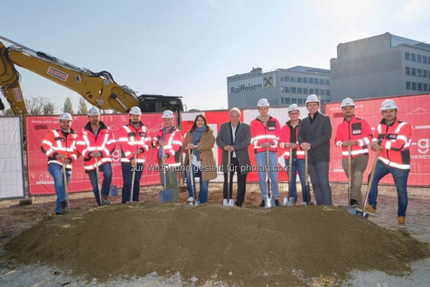 Strabag: Nahe der U4-Endstation Heiligenstadt entstehen 238 geförderte und 71 freifinanzierte Wohnungen; Foto: Strabag