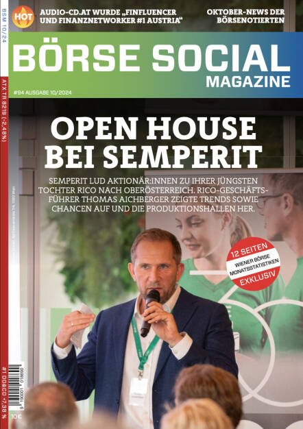 BSM #94 - Open House bei Semperit - SEMPERIT LUD AKTIONÄR:INNEN ZU IHRER JÜNGSTEN TOCHTER RICO NACH OBERÖSTERREICH. RICO-GESCHÄFTSFÜHRER THOMAS AICHBERGER ZEIGTE TRENDS SOWIE CHANCEN AUF UND DIE PRODUKTIONSHALLEN HER. (20.11.2024) 