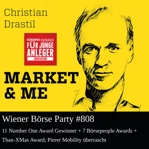 https://open.spotify.com/episode/4l6ntMZJsv79TL9iHpJ2sa
Wiener Börse Party #808: 11 Number One Award Gewinner + 7 Börsepeople Awards + Than-XMas Award; Pierer Mobility überrascht - <p>Die Wiener Börse Party ist ein Podcastprojekt für Audio-CD.at von Christian Drastil Comm..Unter dem Motto „Market & Me“ berichtet Christian Drastil über das Tagesgeschehen an der Wiener Börse. Inhalte der Folge #808:  <br>
<br>
- ATX vor Weihnachten stärker<br>
- Richard Dobetsberger der Asset Manager of the year und 10 Awards mehr<br>
- Börsepeople Awards<br>
- Porr beabsichtigt Zukauf, neuer Titel an der Wiener Börse, FMA-Warnungen auf Rekordniveau<br>
- Upgrade für CA Immo-Aktie, Aktienkäufe bei VAS AG<br>
- Pierer Mobility überrascht<br>
- danke S Immo<br>
- weiter gehts im Podcast<br>
<br>
Links: <br>
<br>
- <a href=https://www.boerse-social.com/pdf/magazines/bsm_95 target=_blank>https://www.boerse-social.com/pdf/magazines/bsm_95</a><br>
- Börsepeople heute: Stefan Scharff, <a href=http://www.audio-cd.at/people target=_blank>http://www.audio-cd.at/people</a><br>
- kapitalmarkt-stimme-Jingle-Mann Steve Kalen: <a href=https://open.spotify.com/intl-de/artist/6uemLvflstP1ZerGCdJ7YU target=_blank>https://open.spotify.com/intl-de/artist/6uemLvflstP1ZerGCdJ7YU</a> <br>
- Playlist 30x30 Finanzwissen pur für Österreich auf Spotify: <a href=https://open.spotify.com/playlist/3MfSMoCXAJMdQGwjpjgmLm target=_blank>https://open.spotify.com/playlist/3MfSMoCXAJMdQGwjpjgmLm</a><br>
- Stockpicking Österreich: <a href=https://www.wikifolio.com/de/at/w/wfdrastil1? target=_blank>https://www.wikifolio.com/de/at/w/wfdrastil1?</a><br>
<br>
ATX aktuell: <a href=https://www.wienerborse.at/indizes/aktuelle-indexwerte/preise-mitglieder/??ISIN=AT0000999982&ID_NOTATION=92866&cHash=49b7ab71e783b5ef2864ad3c8a5cdbc1 target=_blank>https://www.wienerborse.at/indizes/aktuelle-indexwerte/preise-mitglieder/??ISIN=AT0000999982&ID_NOTATION=92866&cHash=49b7ab71e783b5ef2864ad3c8a5cdbc1</a><br>
<br>
Die 2024er-Folgen der Wiener Börse Party (Co-verantwortlich Script: Christine Petzwinkler) sind präsentiert von Wienerberger, CEO Heimo Scheuch hat sich ebenfalls unter die Podcaster gemischt: <a href=https://open.spotify.com/show/5D4Gz8bpAYNAI6tg7H695E target=_blank>https://open.spotify.com/show/5D4Gz8bpAYNAI6tg7H695E</a>  . Im Q4 ist die ÖBAG der Co-Presenter.<br>
<br>
Risikohinweis: Die hier veröffentlichten Gedanken sind weder als Empfehlung noch als ein Angebot oder eine Aufforderung zum An- oder Verkauf von Finanzinstrumenten zu verstehen und sollen auch nicht so verstanden werden. Sie stellen lediglich die persönliche Meinung der Podcastmacher dar. Der Handel mit Finanzprodukten unterliegt einem Risiko. Sie können Ihr eingesetztes Kapital verlieren. Und: Bewertungen bei Apple (oder auch Spotify) machen mir Freude:  <a href=http://www.audio-cd.at/spotify target=_blank>http://www.audio-cd.at/spotify</a> <a href=http://www.audio-cd.at/apple target=_blank>http://www.audio-cd.at/apple</a></p> (23.12.2024) 