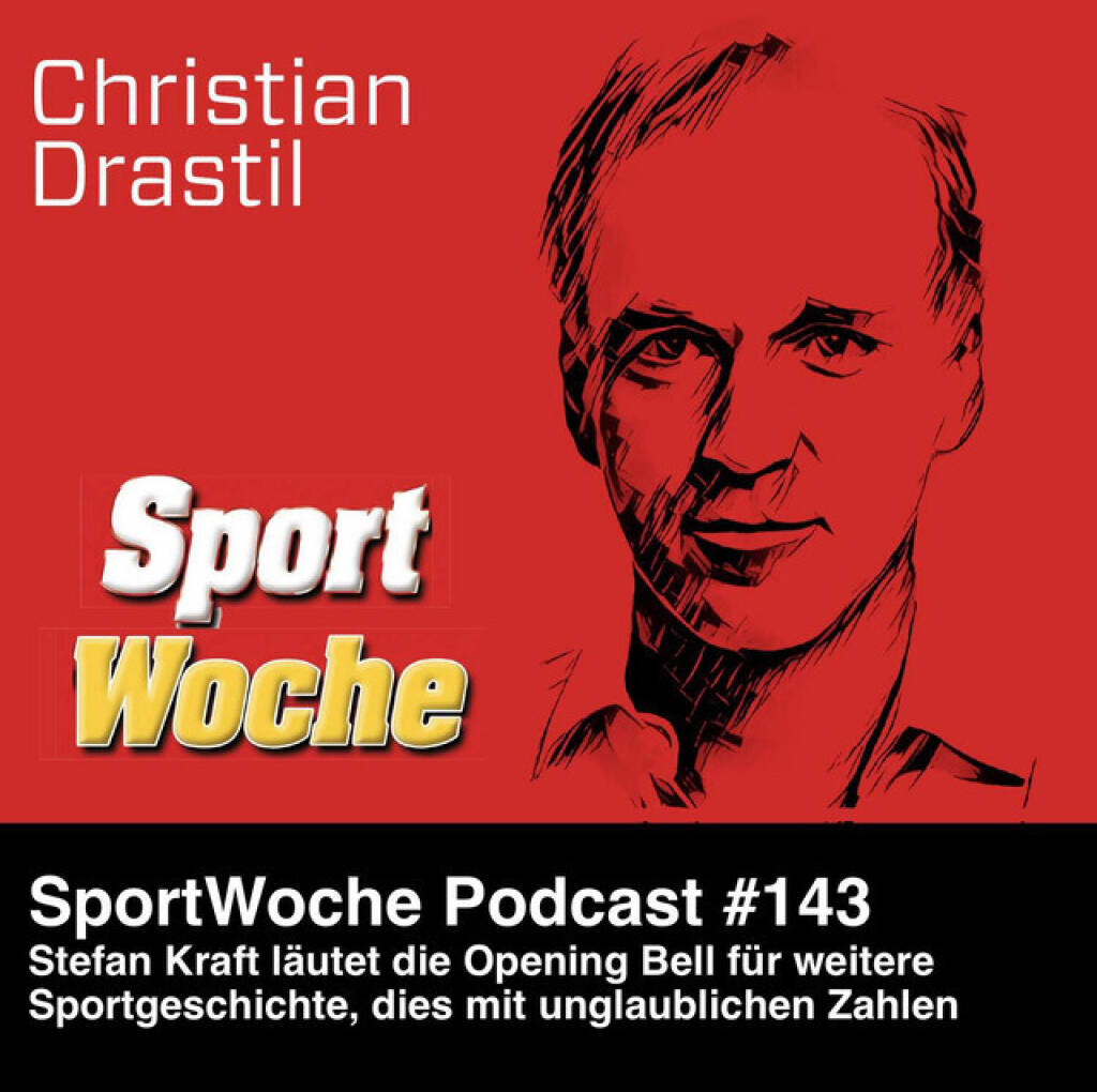 https://open.spotify.com/episode/3Q52nzdMpc0OdjvlQ1yJzB
SportWoche Podcast #143: Stefan Kraft läutet die Opening Bell für weitere Sportgeschichte, dies mit unglaublichen Zahlen - <p>Stefan Kraft hatte im Finale der Vierschanzentournee Pech. Warum es trotzdem gerade jetzt sehr spannend ist, Zahlenmaterial für potenzielle weitere Allzeitrekorde hervorzuholen, führe ich in diesem Podcast aus. Die meisten Podestplätze hat er schon, den besten Punkteschnitt je Start auch, warum jetzt Matti Nykänen und Gregor Schlierenzahler sowie vor allem Janne Ahonen in Reichweite sind, wird hier ausgeführt.<br>
<br>
Stefan Kraft läutet die Opening Bel für weitere Sportgeschichte: <a href=https://photaq.com/page/pic/96590/ target=_blank>https://photaq.com/page/pic/96590/</a><br>
<br>
Die SportWoche Podcasts sind presented by Instahelp: Psychologische Beratung online, ohne Wartezeit, vertraulich & anonym. Nimm dir Zeit für dich unter <a href=https://instahelp.me/de/ target=_blank>https://instahelp.me/de/</a> .<br>
<br>
About: Die Marke, Patent, Rechte und das Archiv der SportWoche wurden 2017 von Christian Drastil Comm. erworben, Mehr unter <a href=http://www.sportgeschichte.at target=_blank>http://www.sportgeschichte.at</a> . Der neue SportWoche Podcast ist eingebettet in „ Wiener Börse, Sport, Musik (und mehr)“ auf <a href=http://www.christian-drastil.com/podcast target=_blank>http://www.christian-drastil.com/podcast</a> und erscheint, wie es in Name SportWoche auch drinsteckt, wöchentlich. Bewertungen bei Spotify oder Apple machen mir Freude: <a href=http://www.audio-cd.at/spotify target=_blank>http://www.audio-cd.at/spotify</a> , <a href=http://www.audio-cd.at/apple target=_blank>http://www.audio-cd.at/apple</a> .<br>
<br>
Unter <a href=http://www.sportgeschichte.at/sportwochepodcast target=_blank>http://www.sportgeschichte.at/sportwochepodcast</a> sieht man alle Folgen, auch nach Hörer:innen-Anzahl gerankt.</p> (11.01.2025) 