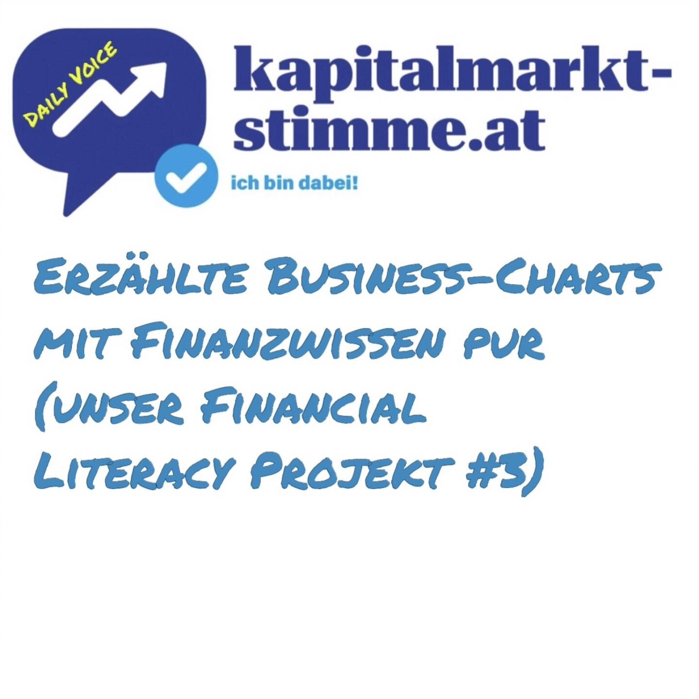 Episode 14/365 der kapitalmarkt-stimme.at daily voice auf audio-cd.at.  https://audio-cd.at/page/podcast/6672/
Heute geht es wieder um ein Free Financial Literacy Service, diesmal die ABC Audio Business Charts von Josef Obergantschnig. Josefs Finanzgrafiken des Tages sind ein Klassiker und spontan hatten wir beschlossen, eine erzählte Grafik via http://www.audio-cd.at/abc abzutesten. Funktioniert seit 128 Folgen hervorragend. Es ist Finanzwissen pur mit sehr vielen Zahlen, damit schon oft Gehörtes besser einordnen kann. Im Podcast erzählt Josef, der jahrelang Head of Fund Management bei einer Grossbank war, auch seine Motivation. Es ist Audiocontent, der absolut einsteigergerecht ist.
