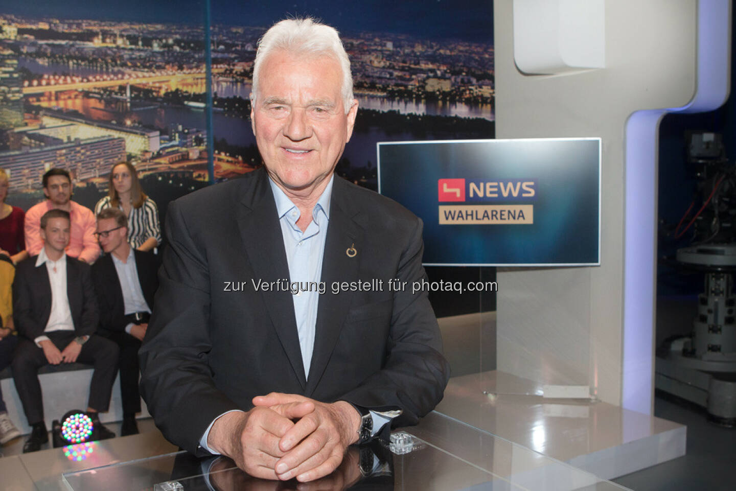 Frank Stronach - Team Stronach - Die SpitzenkandidatInnen der Oppositionsparteien zu Gast in Café Puls und Guten Abend Österreich (Bild: Christian Mikes)