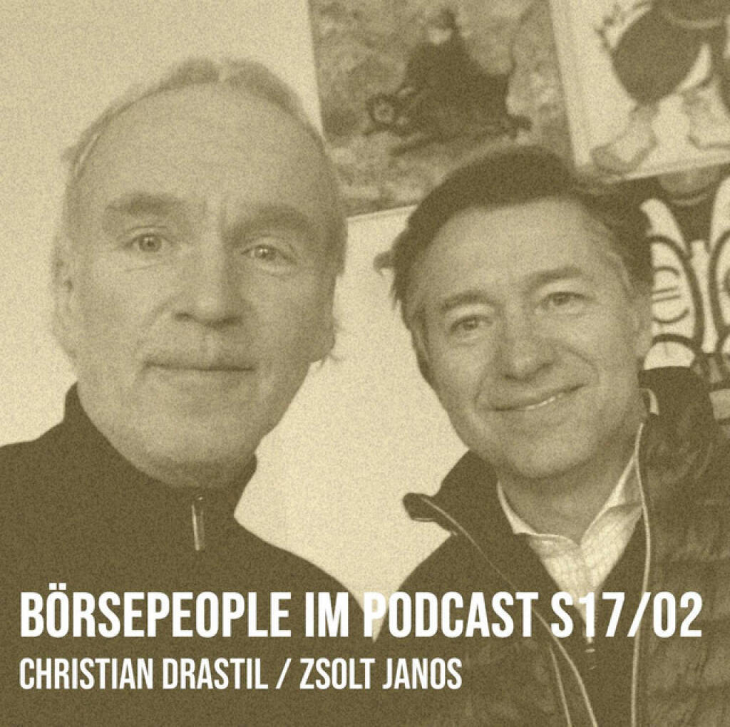 https://open.spotify.com/episode/4nUcWVPzaetsbsJra7gwwq
Börsepeople im Podcast S17/02: Christian Drastil ZJ - <p>Mein zweiter Gast in Season 17 bin ich irgendwie wieder einmal selbst, es ist eine Crossover Folge mit Zsolt Janos, dessen Jingle Aus dem Cafésatz, aktuelle Kapitalmarkt Themen verständlich erklärt mit Zsolt Janos vor meinem Vorspann gespielt wird. Es ist eine lupenreine Crossover-Folge, sie wird 1:1 auch bei Zsolt gespielt. Zsolt war vor einem Jahr im Börsepeople-Podcast zu Gast, ich kannte ihn vorher nur vom Hören-Sagen und seinen Podcast gar nicht. Seither geniesse ich ihn jeden Tag. Er ist für mich DIE Empfehlung, wenn man aktuelle News gut in eine langfristige Strategie einreihen will. Es ist heute vor allem ein Talk über die Learnings aus dem Podcasten selbst. Wir reden über Hustanfälle, Spontanes, Kopfkino, meine 500 Euro für die Freigabeschleifen, aber das Veto, dass nicht gesendet werden muss. Über das Vergessen, dass die Aufnahme läuft. Über Podcastförderung, seinen J Powell und seinen ORF, meinen Frankfurt-Award. Fazit: Frei sprechen ist leichter als Vorlesen und ersteres macht Spass. Saisongerecht geht es auch um die Energiemärkte.<br>
<br>
- Aus dem Cafésatz, aktuelle Kapitalmarkt Themen verständlich erklärt mit Zsolt Janos:<br>
<a href=https://www.podcast.de/podcast/2785649/aus-dem-cafesatz-aktuelle-kapitalmarkt-themen-verstaendlich-erklaert-mit-zsolt-janos target=_blank>https://www.podcast.de/podcast/2785649/aus-dem-cafesatz-aktuelle-kapitalmarkt-themen-verstaendlich-erklaert-mit-zsolt-janos</a><br>
- Zsolt Janos Börsepeople: <a href=https://audio-cd.at/page/podcast/5180 target=_blank>https://audio-cd.at/page/podcast/5180</a><br>
<br>
About: Die Serie Börsepeople des Podcasters Christian Drastil, der im Q4/24 in Frankfurt als Finfluencer & Finanznetworker #1 Austria ausgezeichnet wurde, findet im Rahmen von <a href=http://www.audio-cd.at target=_blank>http://www.audio-cd.at</a> und dem Podcast Audio-CD.at Indie Podcasts statt.  Es handelt sich dabei um typische Personality- und Werdegang-Gespräche. Die Season 17 umfasst unter dem Motto „25 Börsepeople“ 25 Talks. Presenter der Season 17 ist die EXAA (Energy Exchange Austria) <a href=https://www.exaa.at target=_blank>https://www.exaa.at.</a> Welcher der meistgehörte Börsepeople Podcast ist, sieht man unter <a href=http://www.audio-cd.at/people target=_blank>http://www.audio-cd.at/people.</a> Der Zwischenstand des laufenden Rankings ist tagesaktuell um 12 Uhr aktualisiert.<br>
<br>
Bewertungen bei Apple (oder auch Spotify) machen mir Freude: <a href=http://www.audio-cd.at/spotify target=_blank>http://www.audio-cd.at/spotify</a> , <a href=http://www.audio-cd.at/apple target=_blank>http://www.audio-cd.at/apple</a> .<br>
</p> (22.01.2025) 