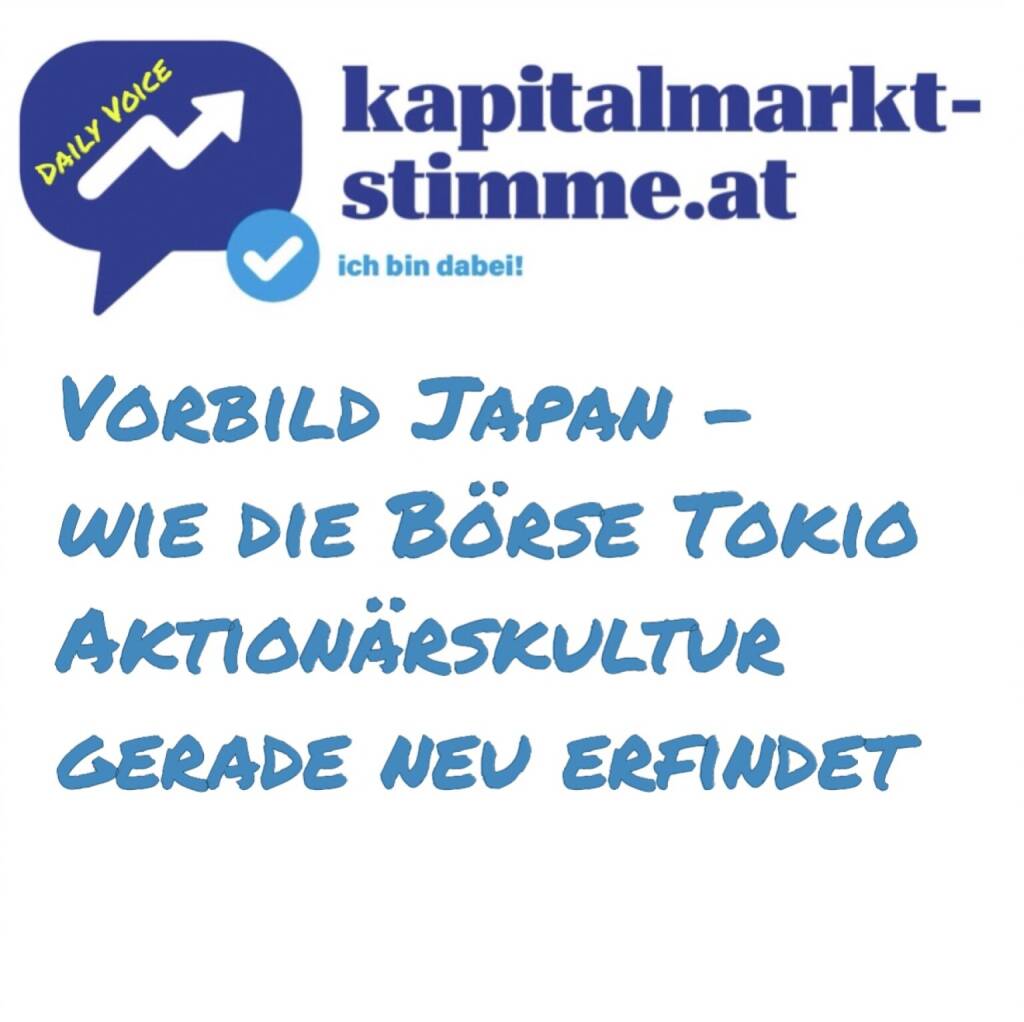 Episode 32/365 der kapitalmarkt-stimme.at daily voice auf audio-cd.at. Heute von der kapitalmarkt-stimme-Voice Wolfgang Matejka, er führt aus, wie die Börse Tokio Aktionärskultur gerade neu erfindet und was wir daraus für uns und unsere Politiker ableiten können. Hören: https://audio-cd.at/page/podcast/6755 (02.02.2025) 