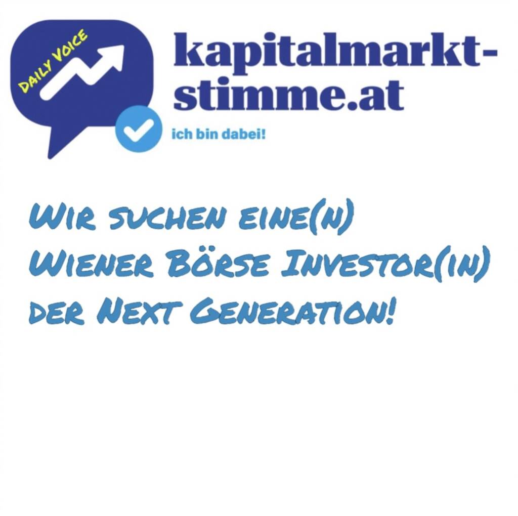 - Episode 36/365 der kapitalmarkt-stimme.at daily voice auf audio-cd.at. Heute ein Call to Action: Gesucht ist eine(n) Wiener Börse Investor(in) der Next Generation. Wer ist unter 22, handelt österreichische Aktien und mag mal mit uns plaudern? christian.drastil@kapitalmarkt-stimme.at Hören: https://audio-cd.at/page/podcast/6786 (06.02.2025) 